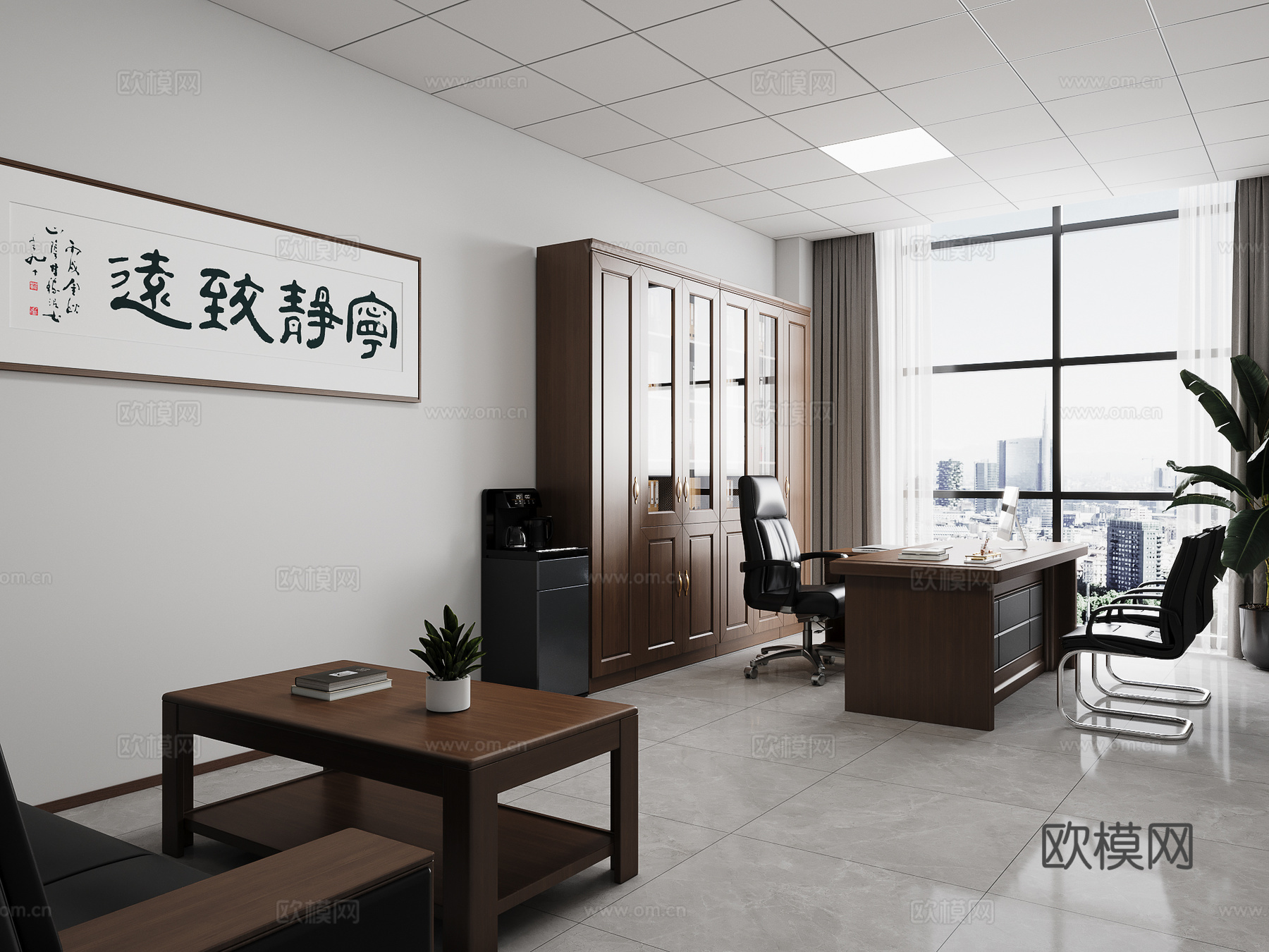 总监办公室3d模型