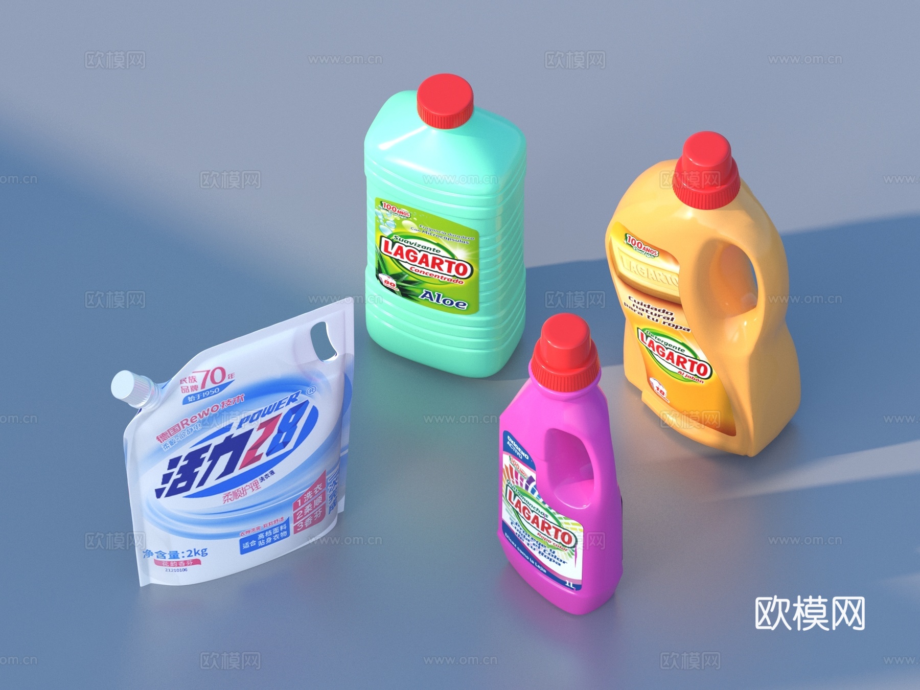 洗衣液 洗涤用品3d模型