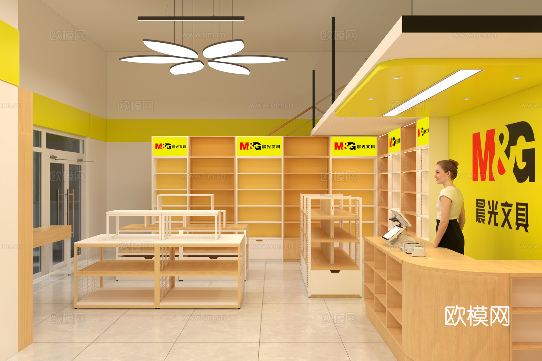文具店 晨光文具 文具店货架 流水台 情景堆 玩具店 礼品店3d模型