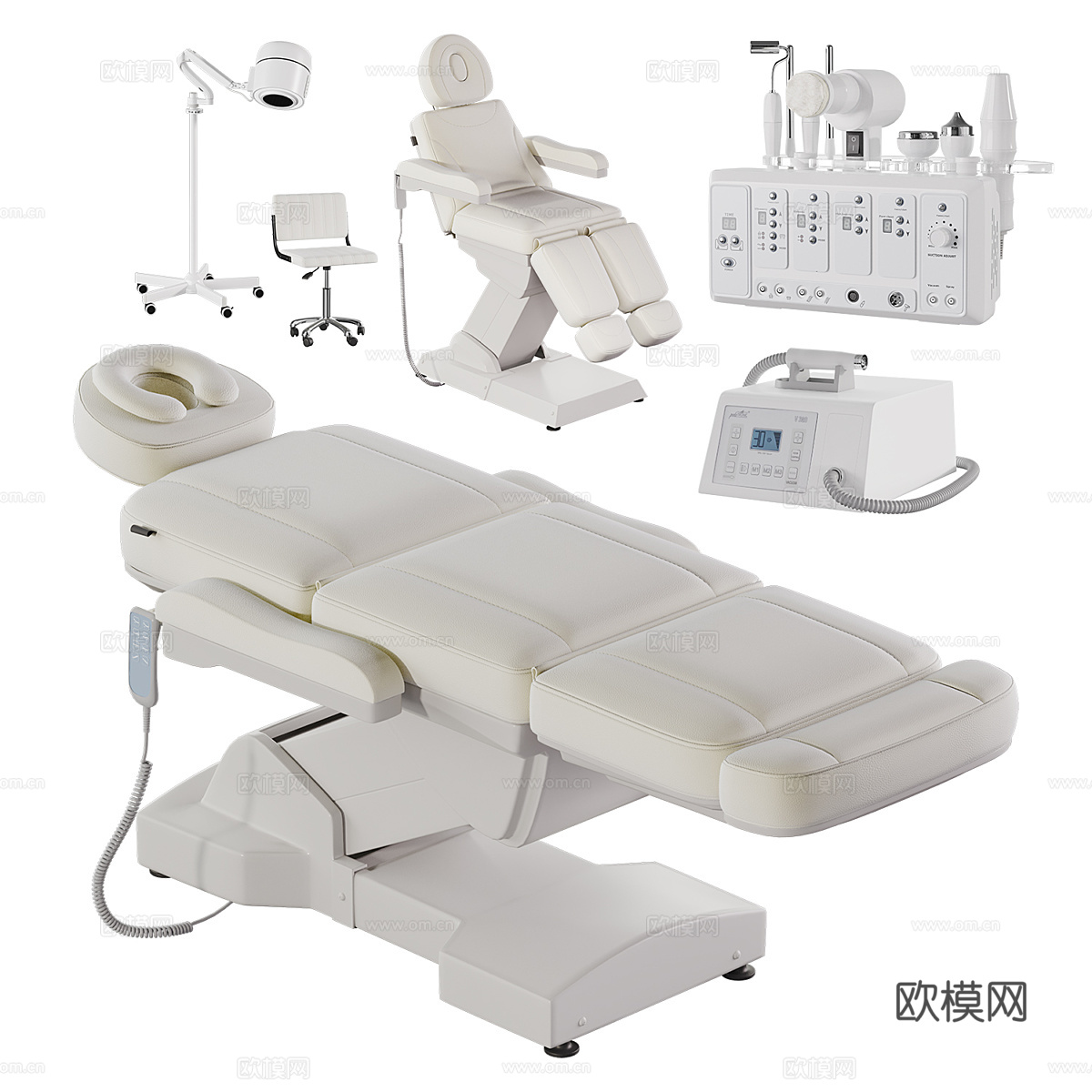 美容椅 牙科器材3d模型