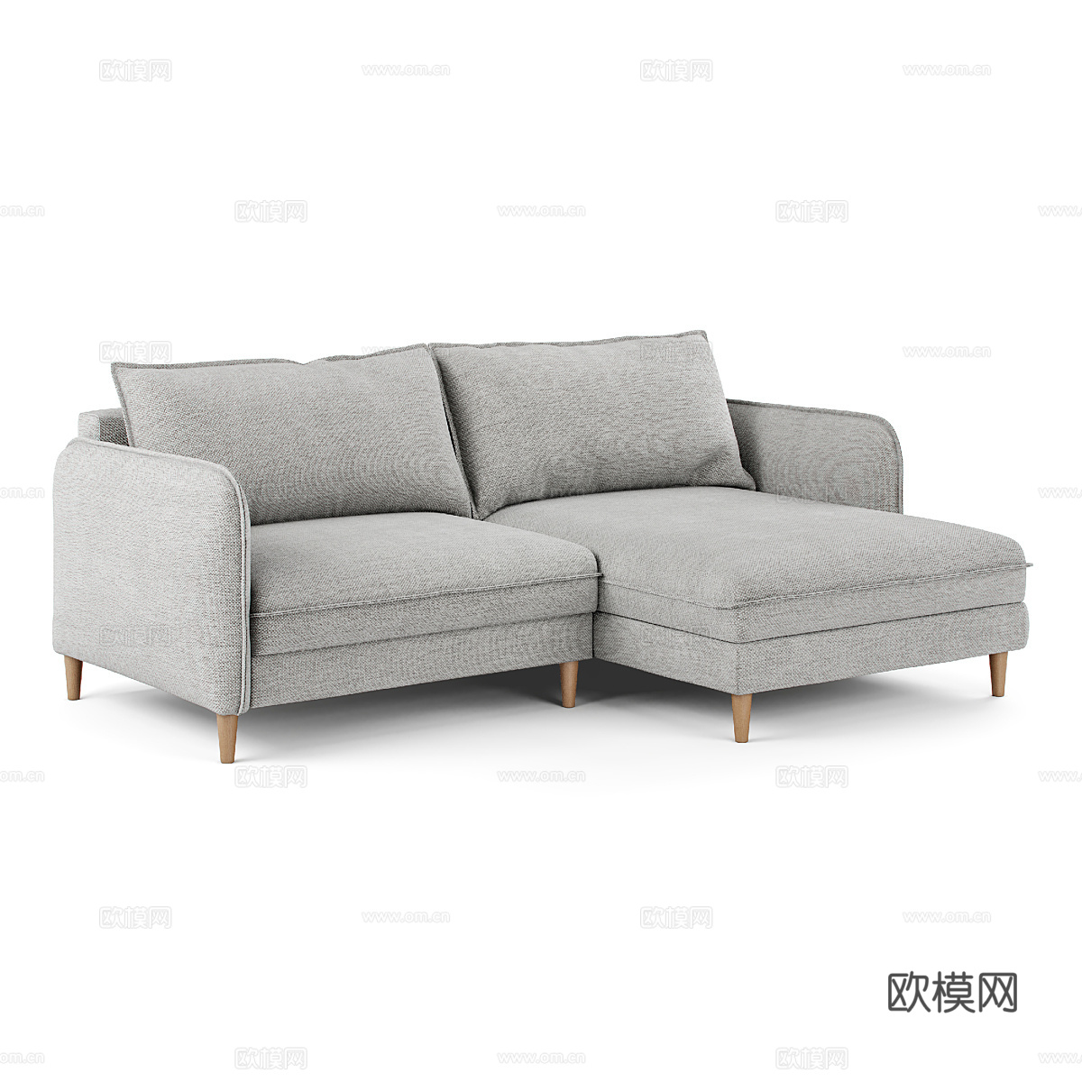 转角沙发3d模型