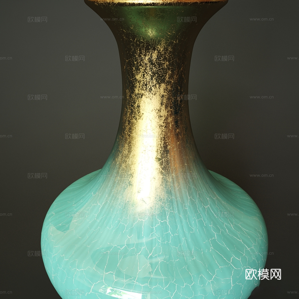 新中式轻奢台灯3d模型