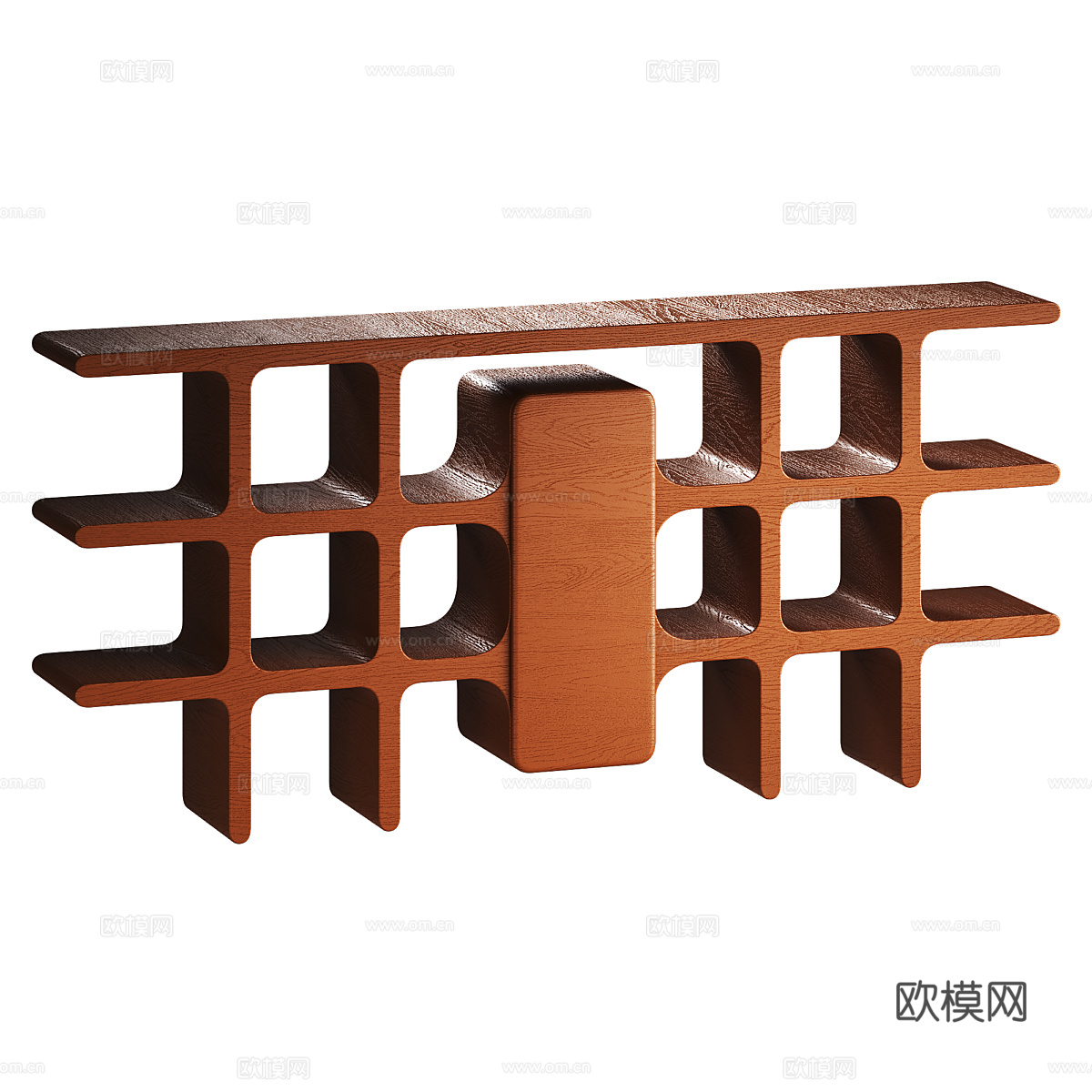 现代侘寂玄关柜 端景台3d模型