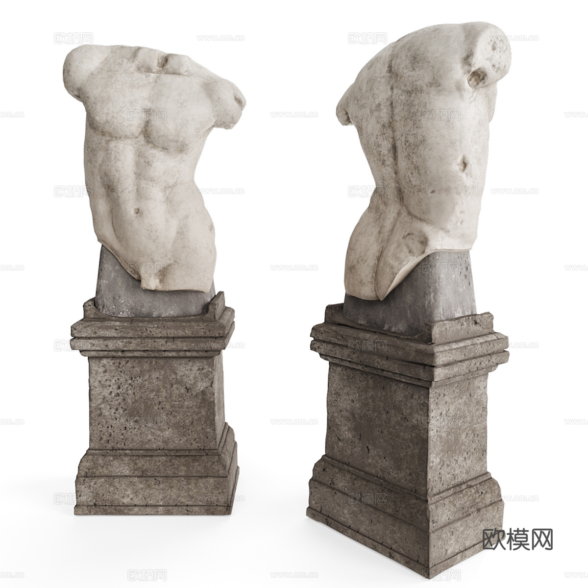 法式人体艺术雕塑3d模型