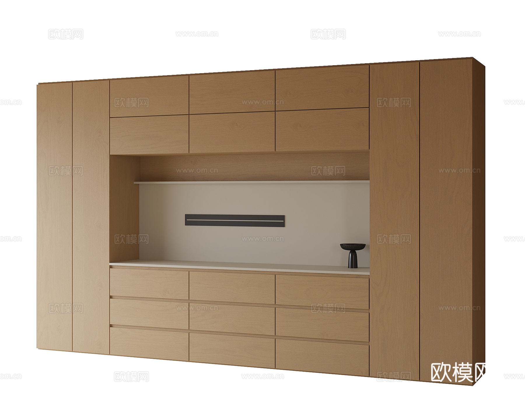 现代餐边柜 橱柜3d模型