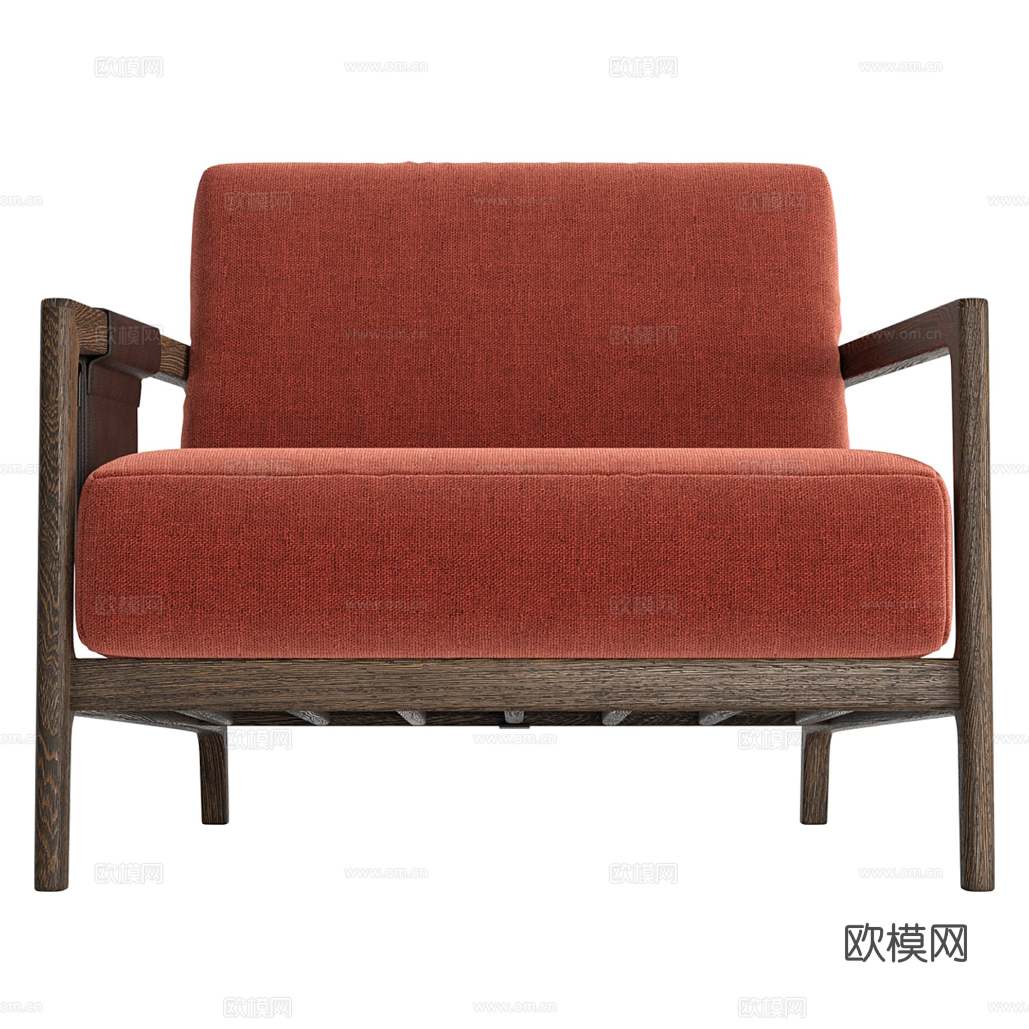 现代休闲椅 扶手椅su模型