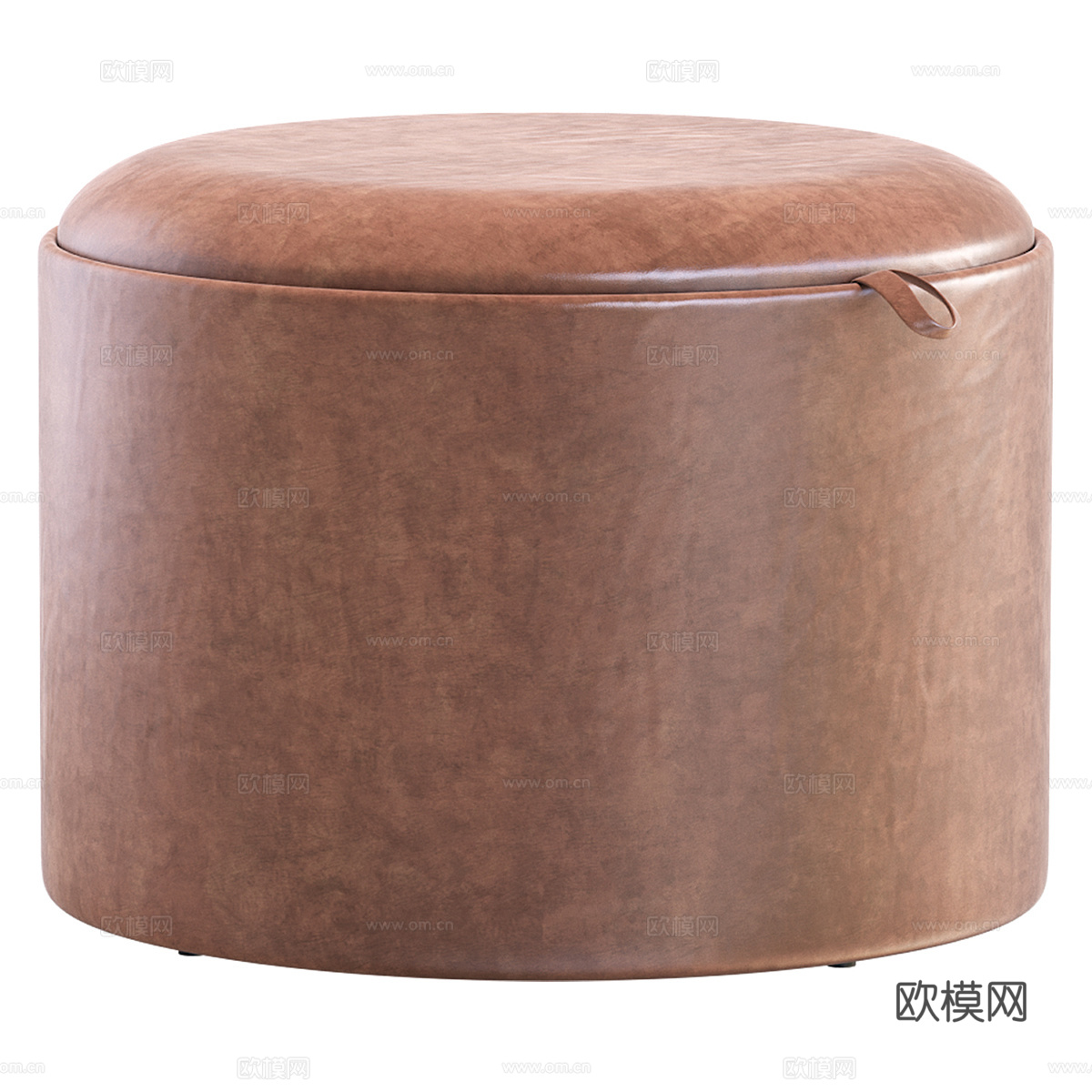 现代北欧布艺沙发凳储物茶几3d模型