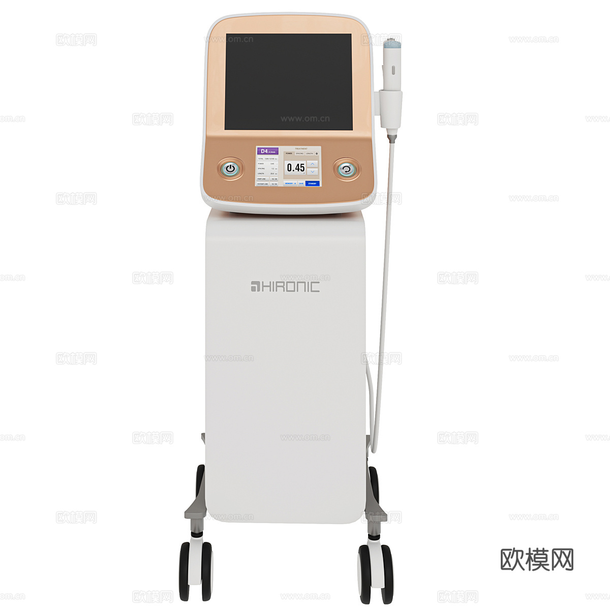 现代美容医疗器械3d模型