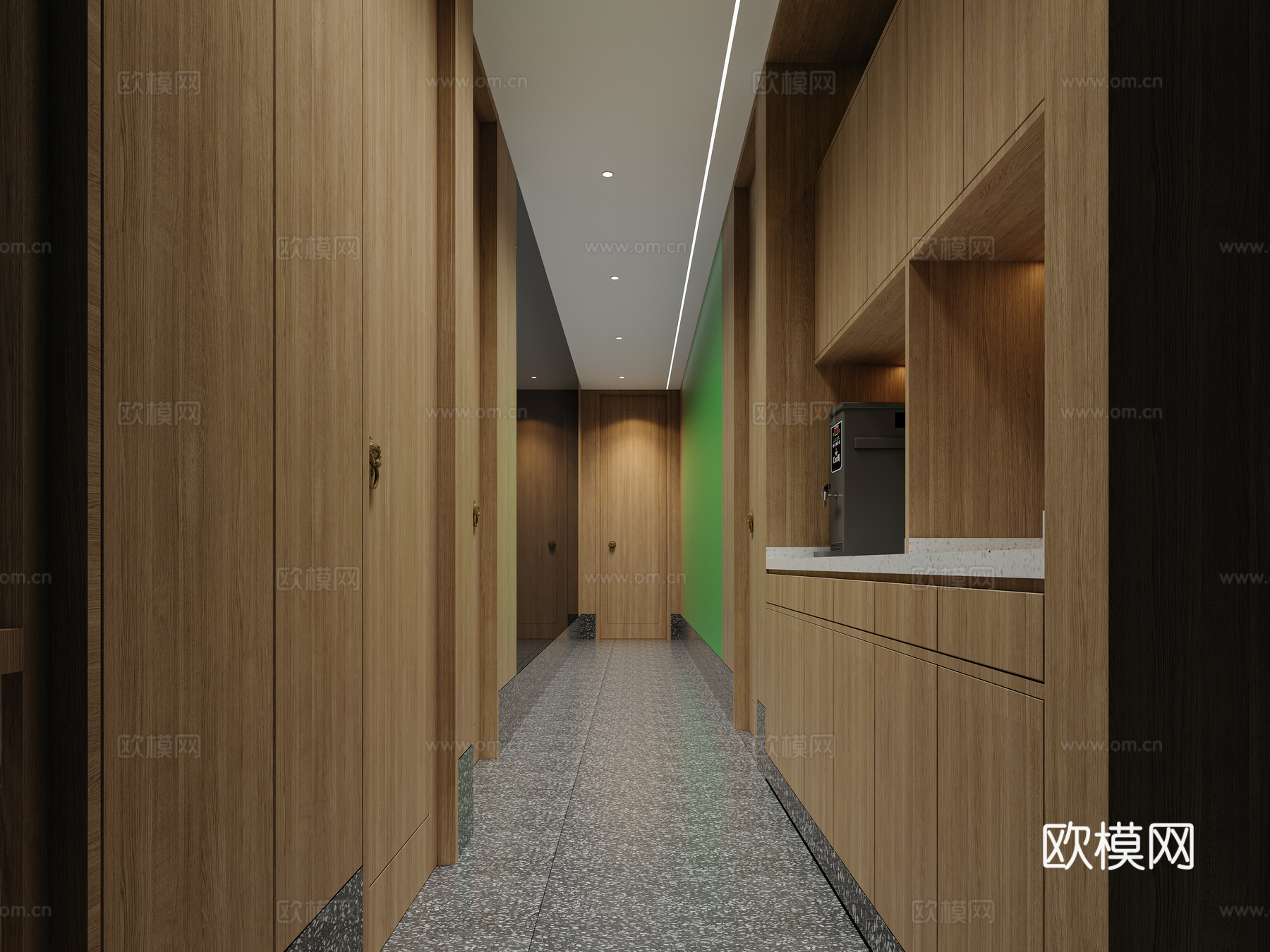 现代快餐店 现代早餐店3d模型