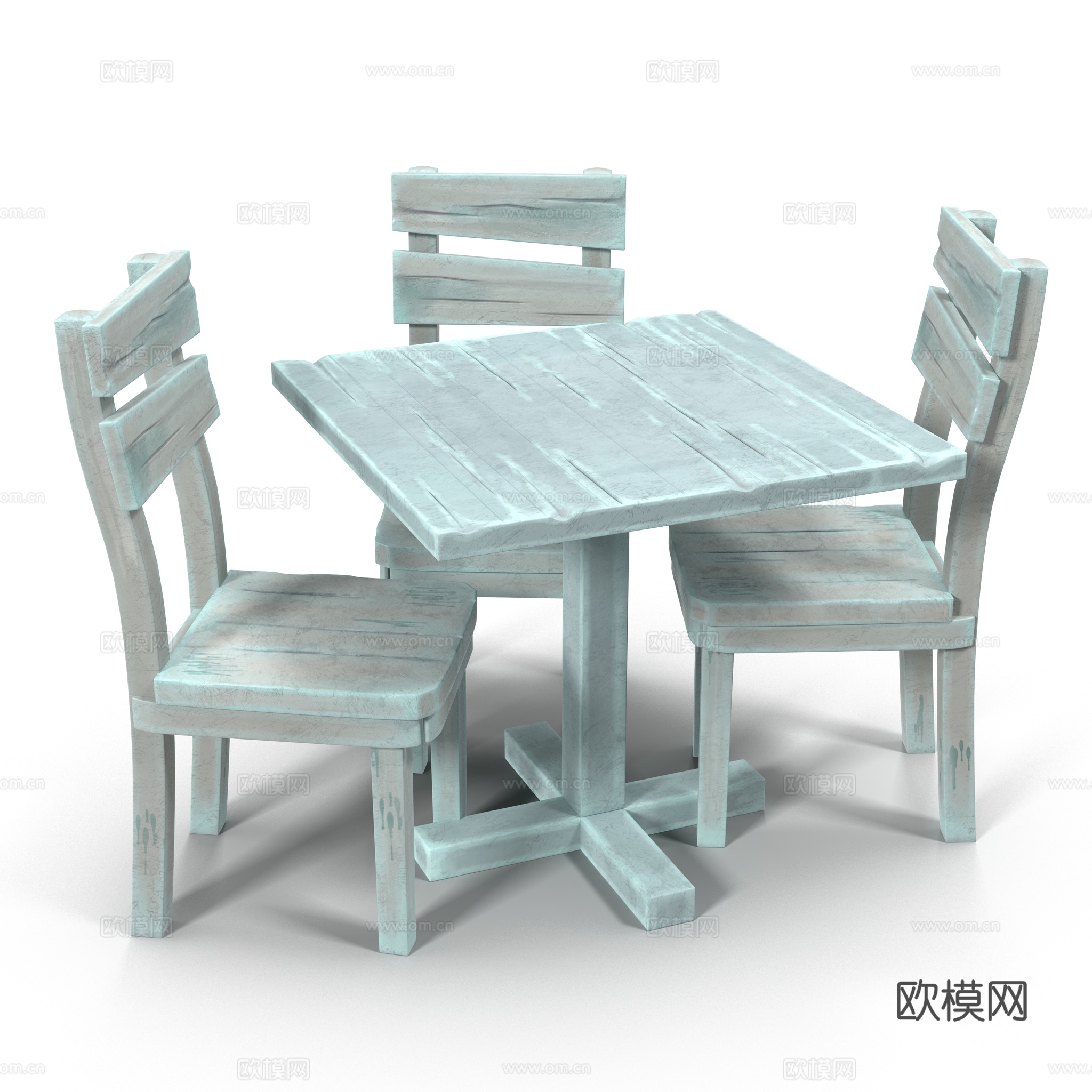 茶几 椅子3d模型