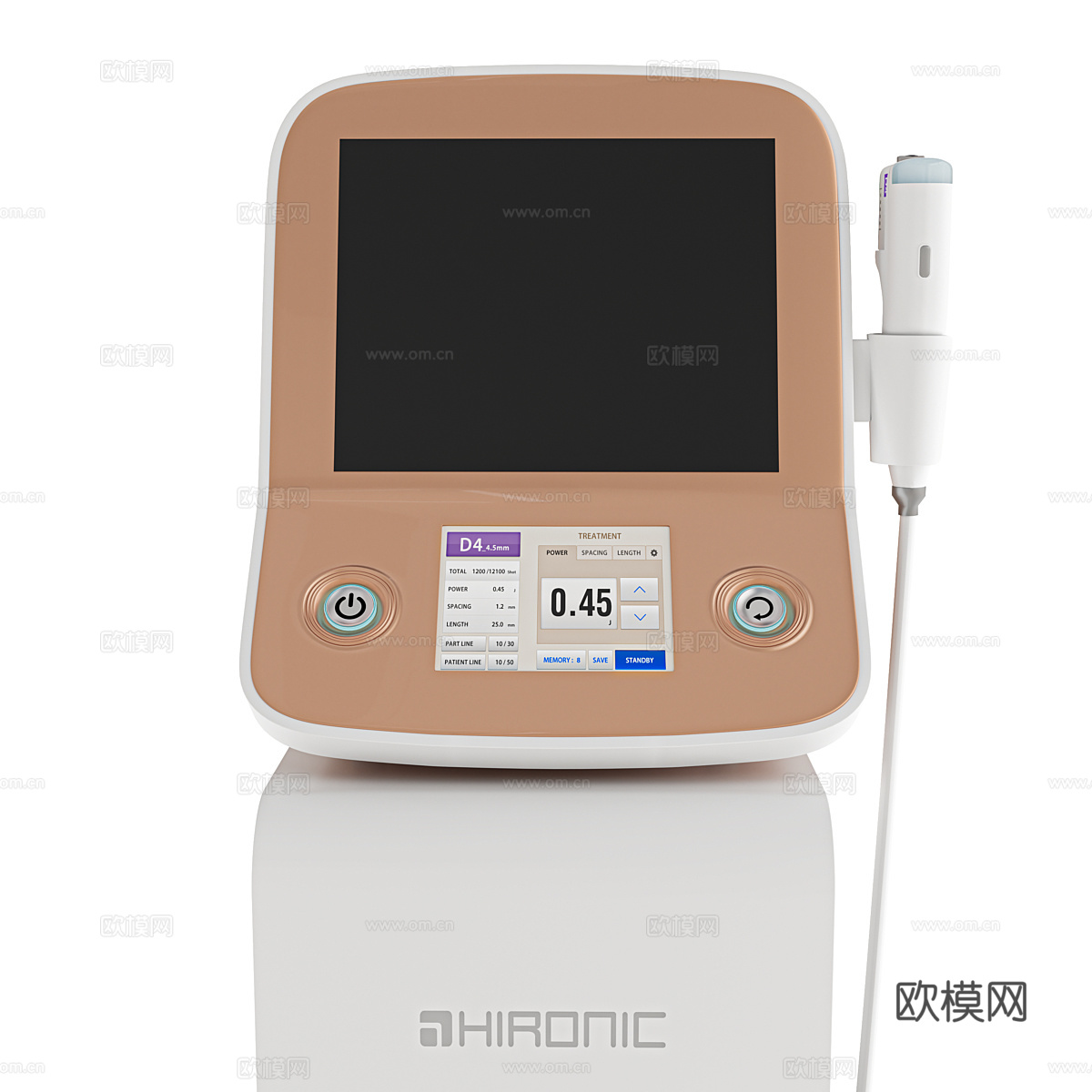 现代美容医疗器械3d模型