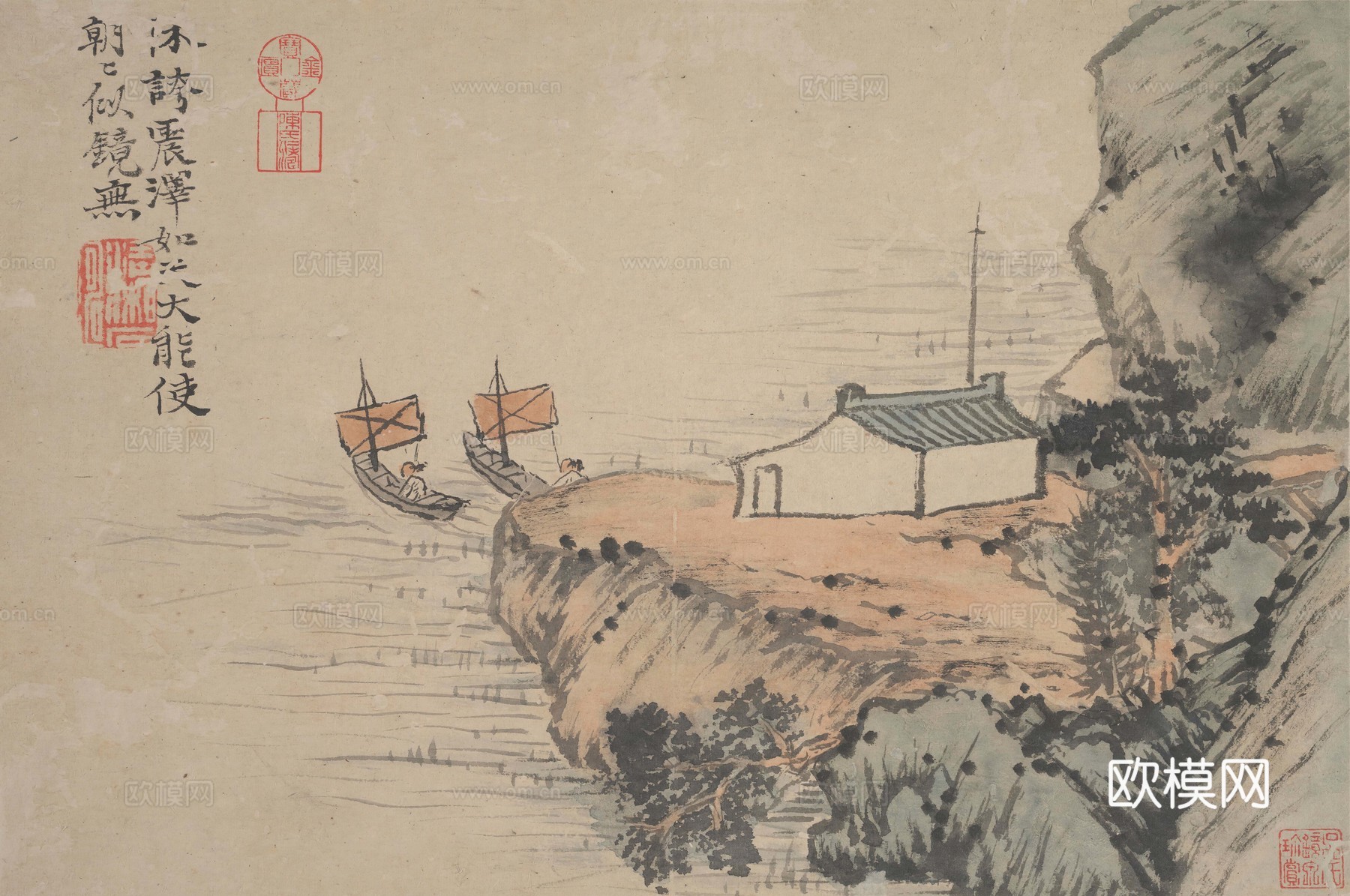 中式水墨画