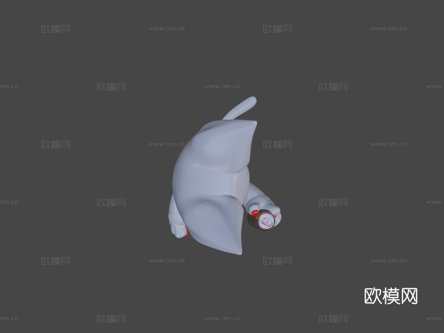 蓝莓猫3d模型