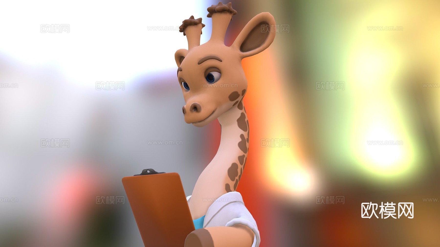 长叶博士3d模型