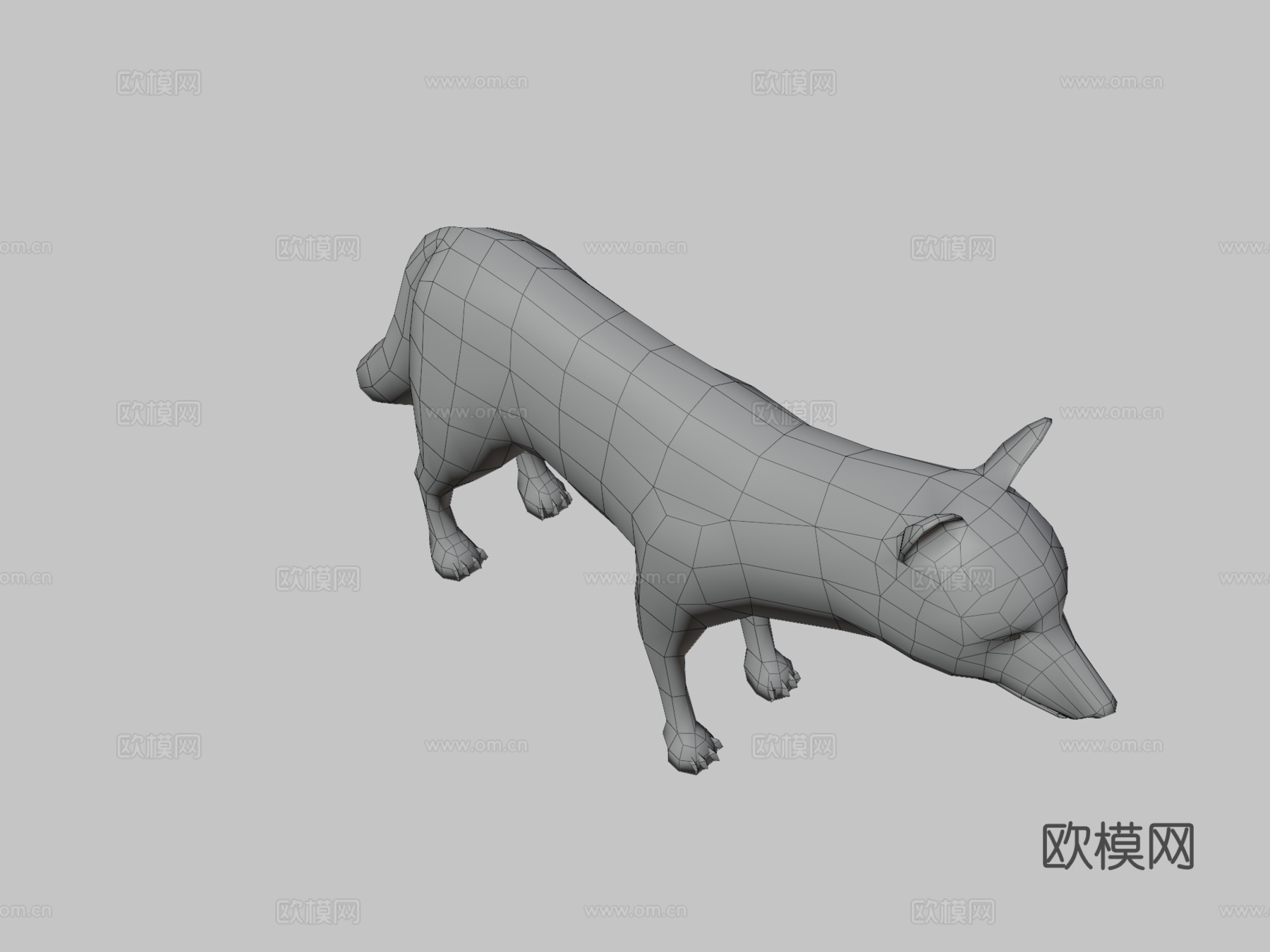 DRT-野生动物-狐狸3d模型