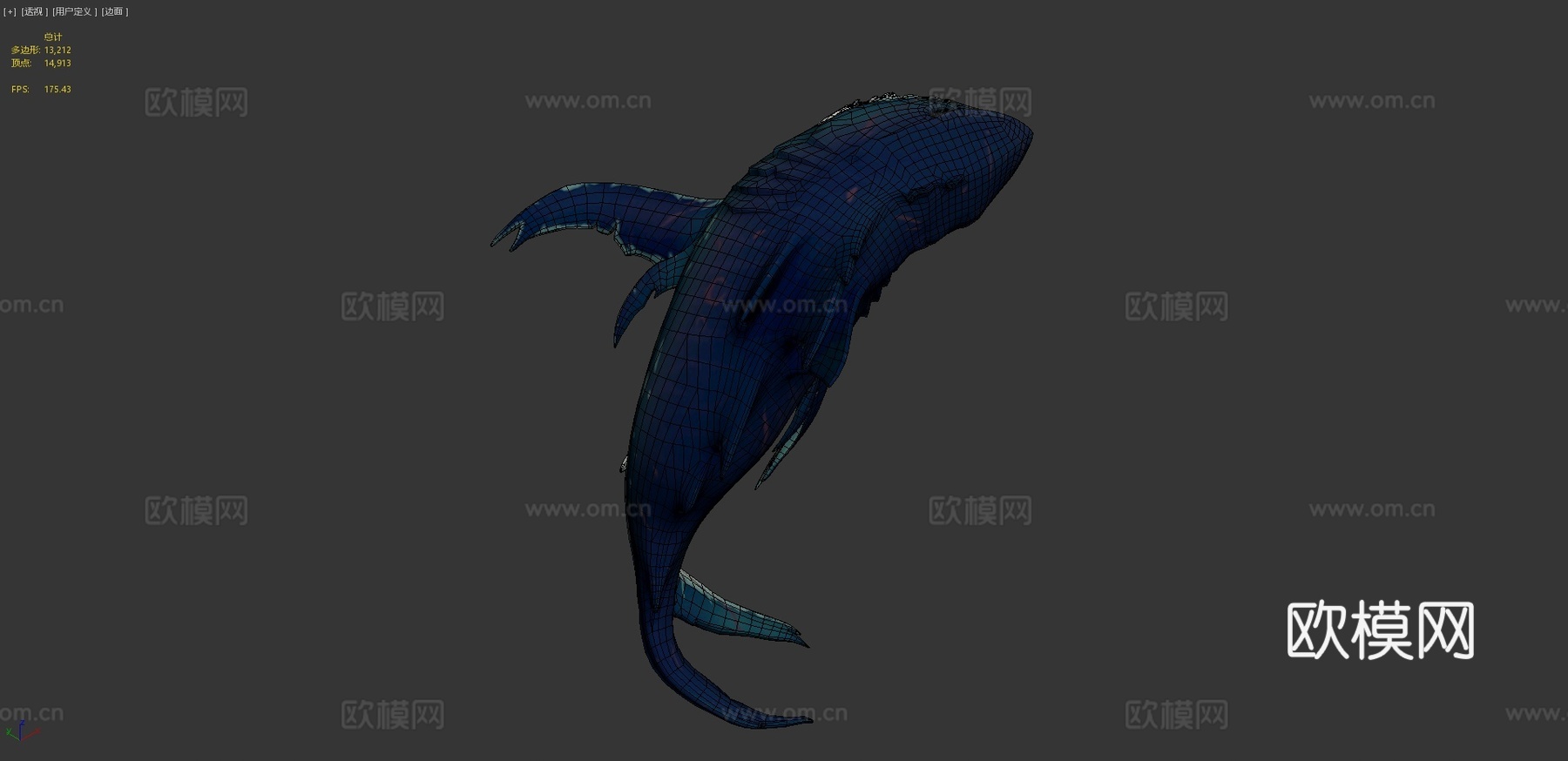 巨齿鲨（盗贼之海）3d模型