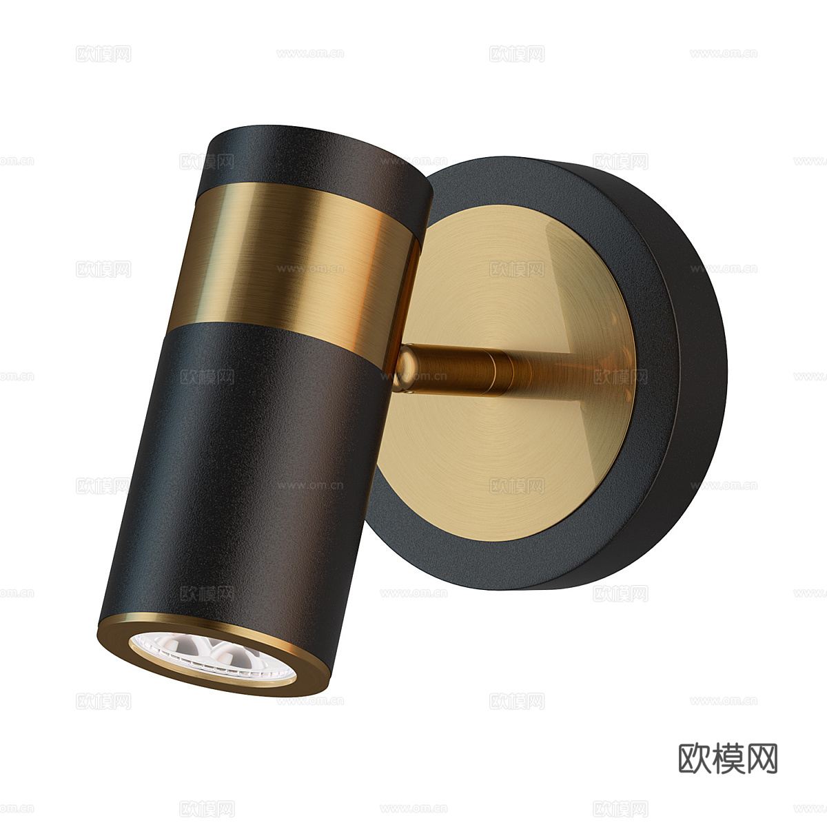 现代简约筒灯 射灯 展览射灯 轻奢射灯 壁灯3d模型
