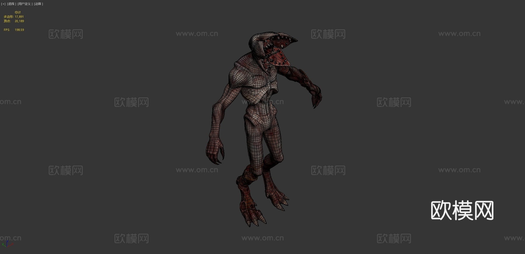 恶魔王子（怪奇物语）重贴图3d模型