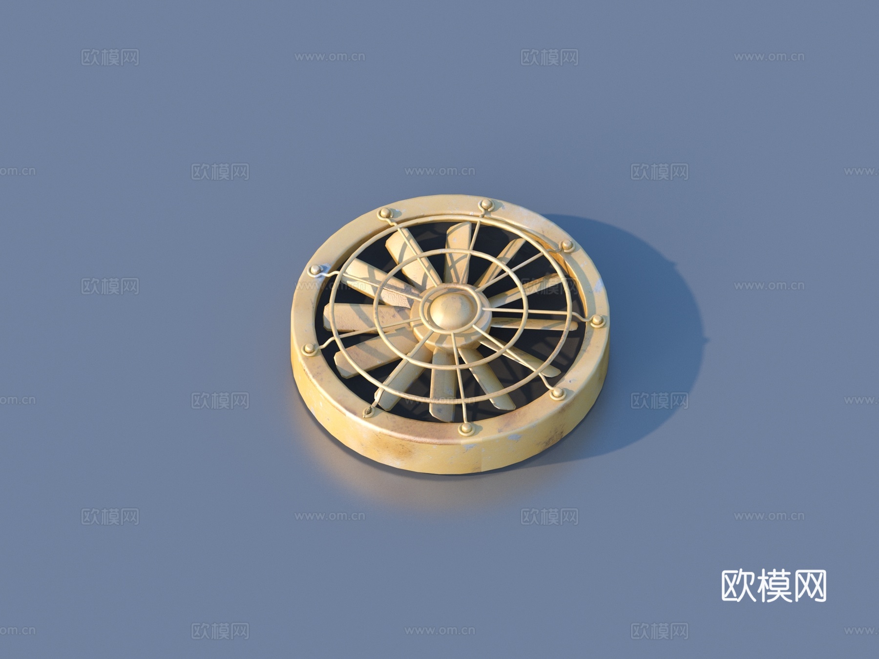 风扇 排气扇3d模型