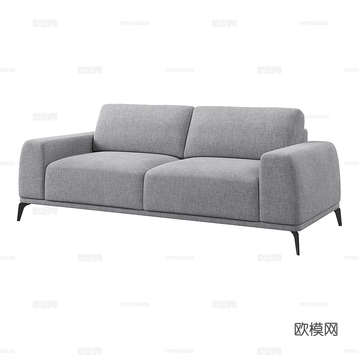 现代简约双人沙发 双人沙发 简约沙发 客厅沙发3d模型