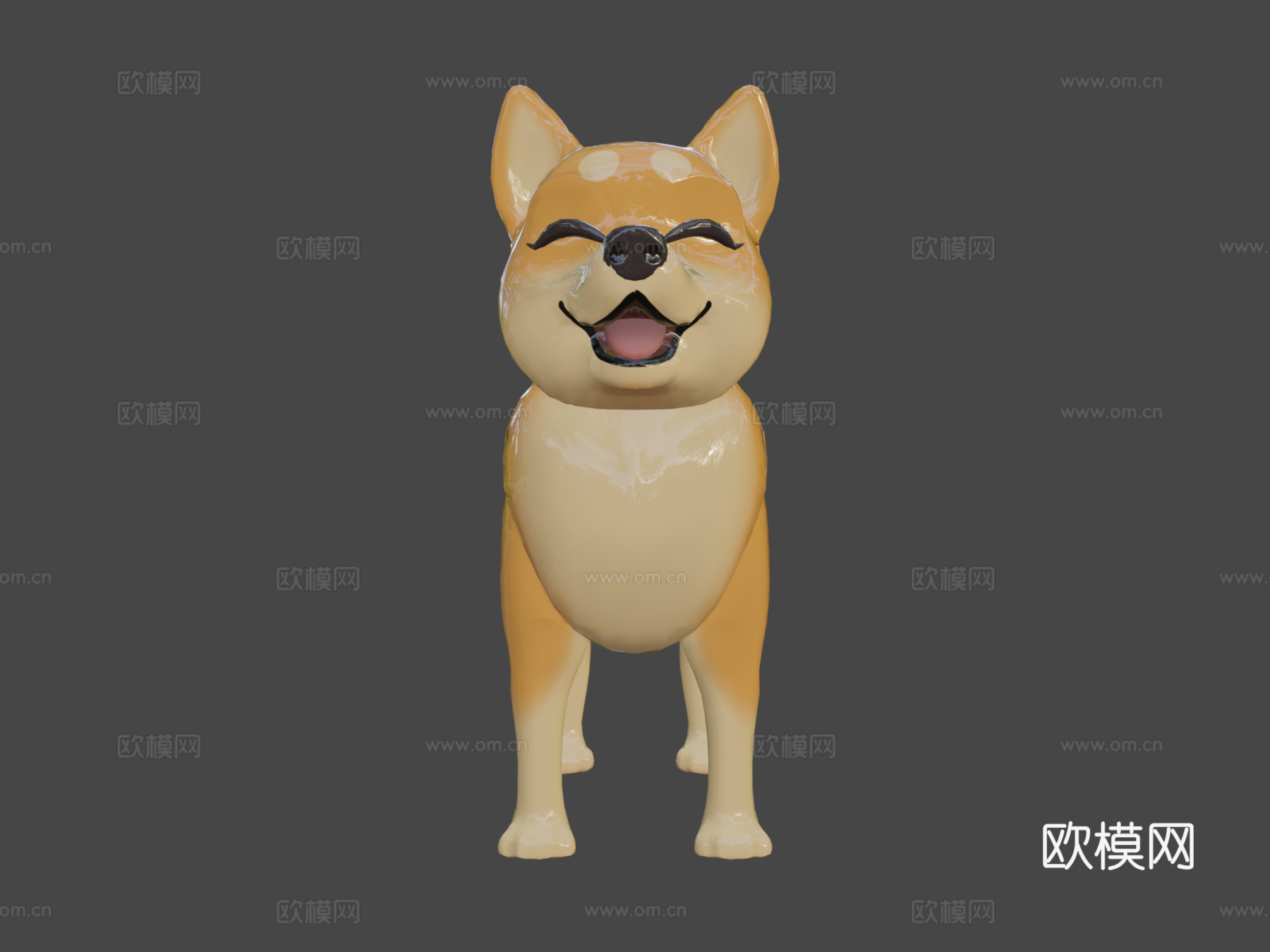 柴犬3d模型