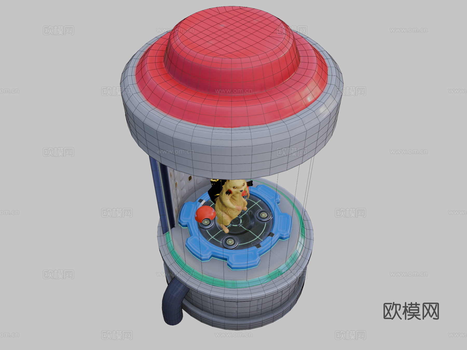 皮卡丘3d模型