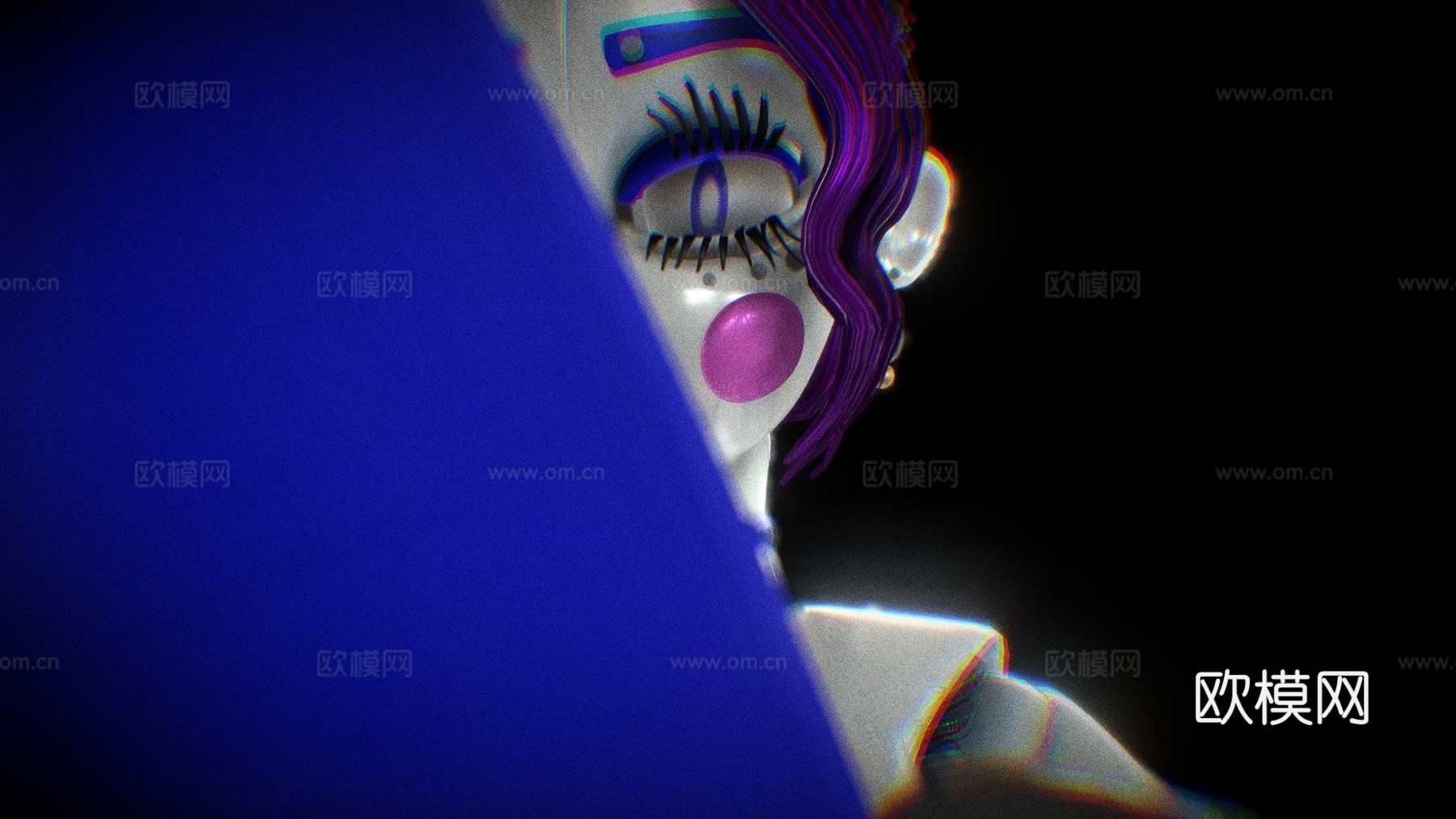 风格化芭蕾拉3d模型