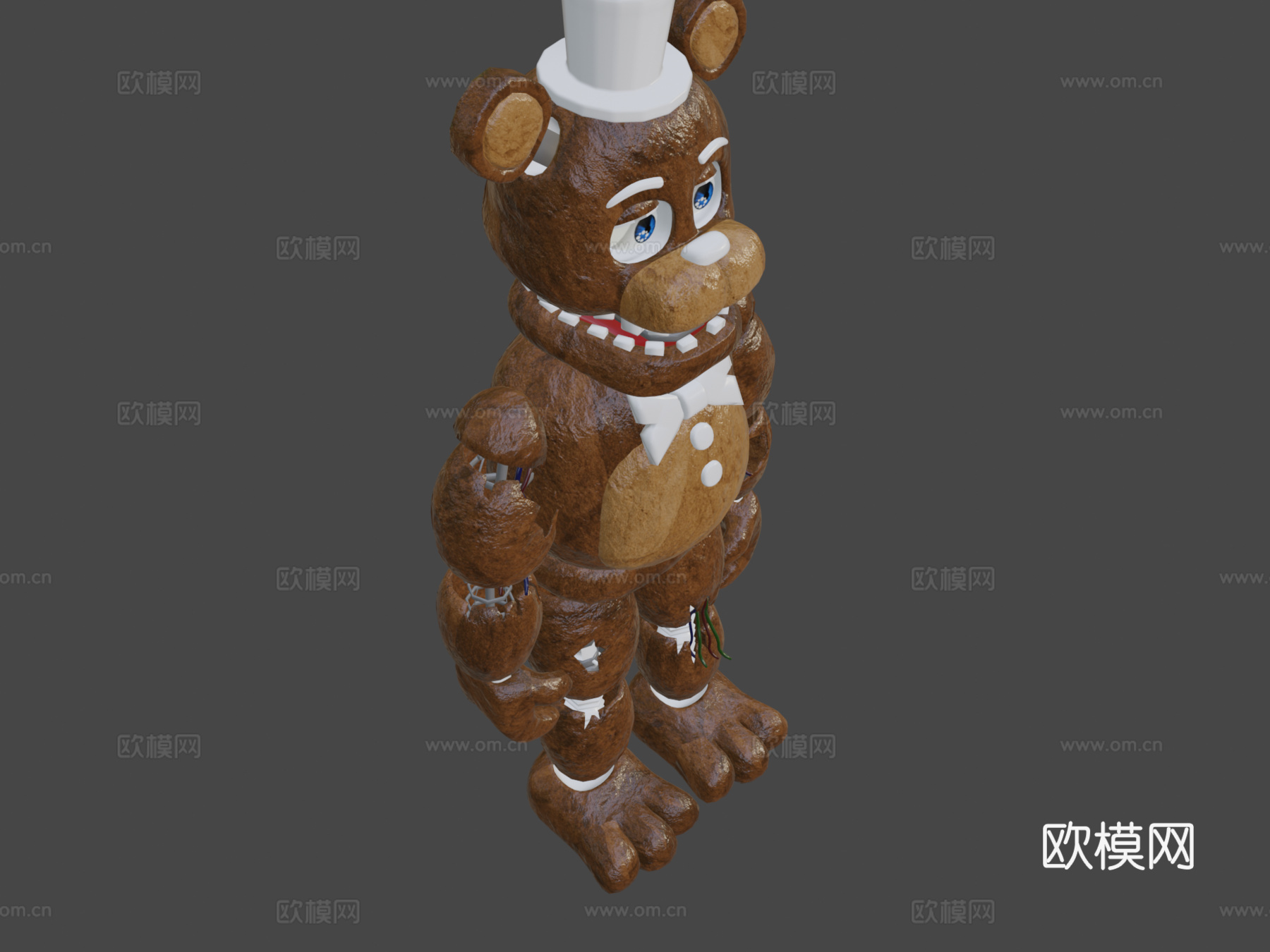 江南风格（枯萎的弗莱迪）3d模型