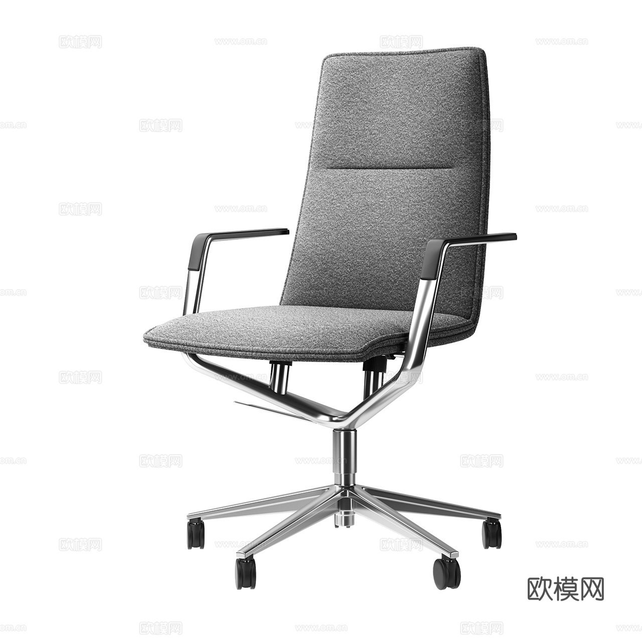 Wilkhahn 现代办公椅 极简办公椅 不锈钢椅 布椅3d模型
