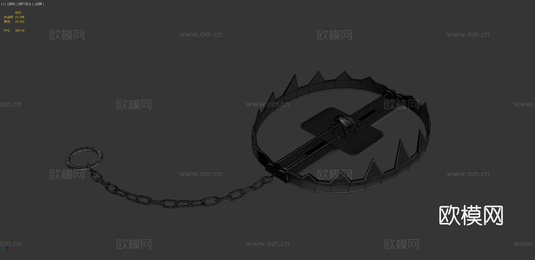 #30捕蝇草-捕捉=墨水十月20193d模型