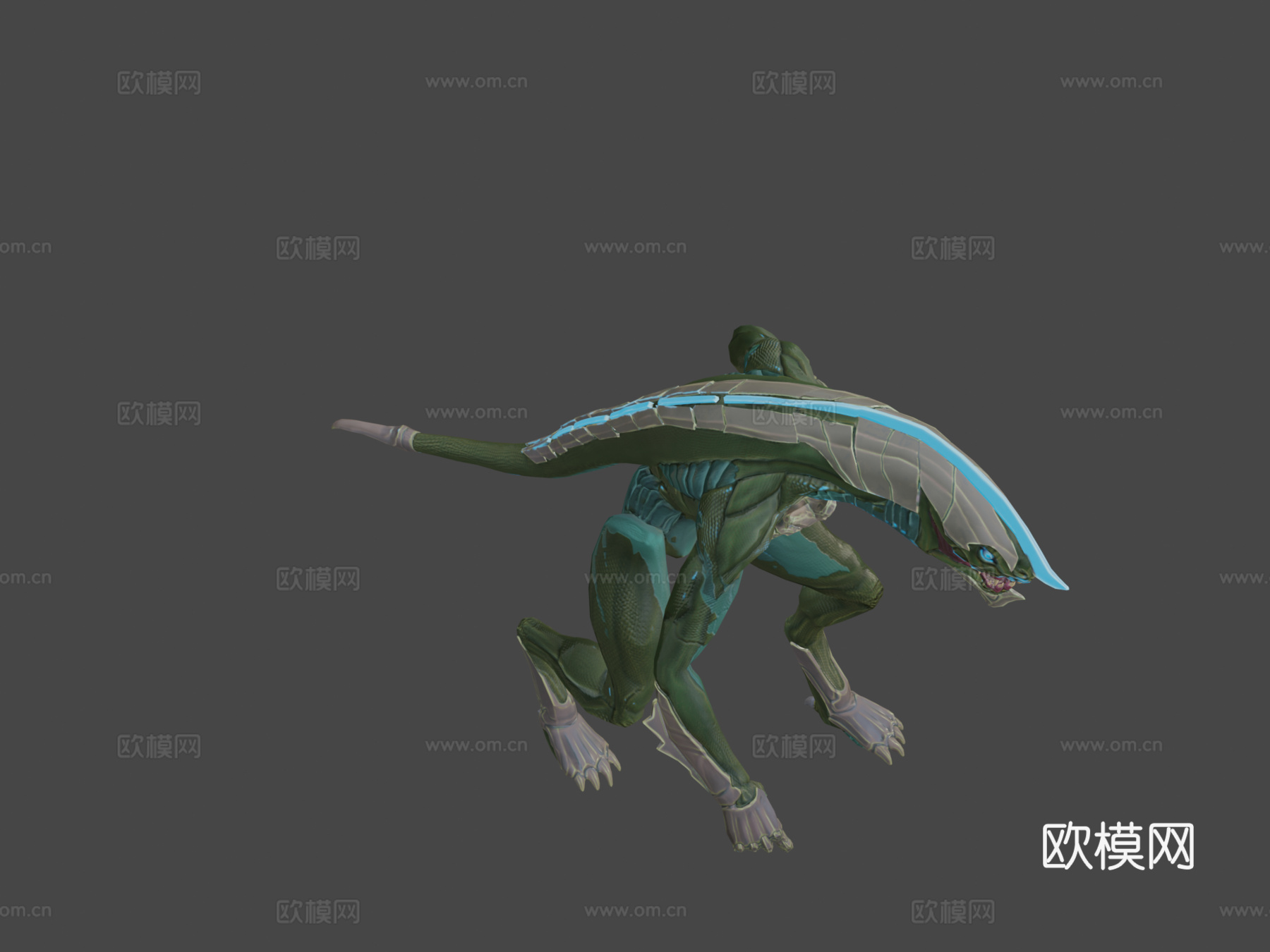 可汗尼沃尔3d模型