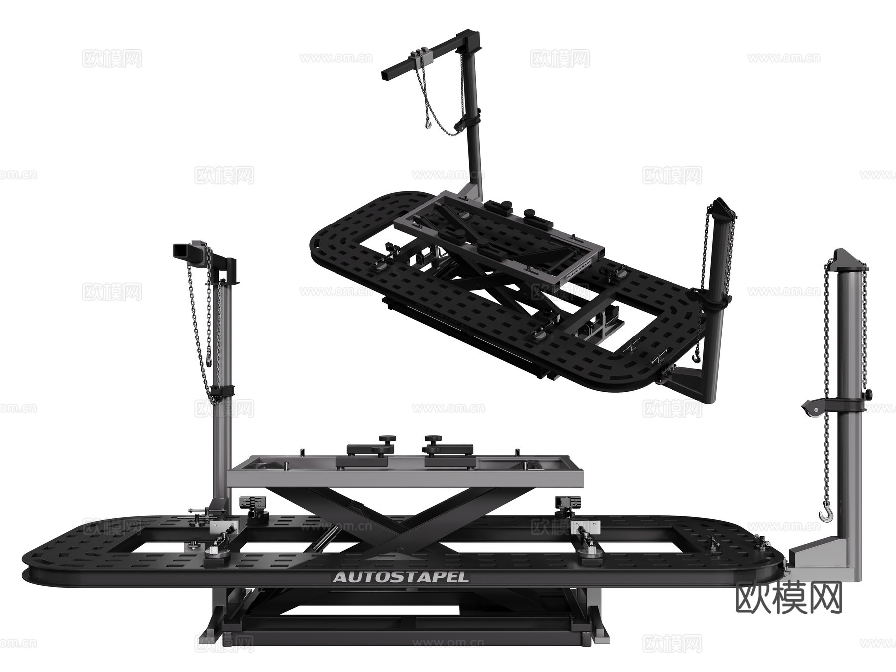 现代升降机3d模型