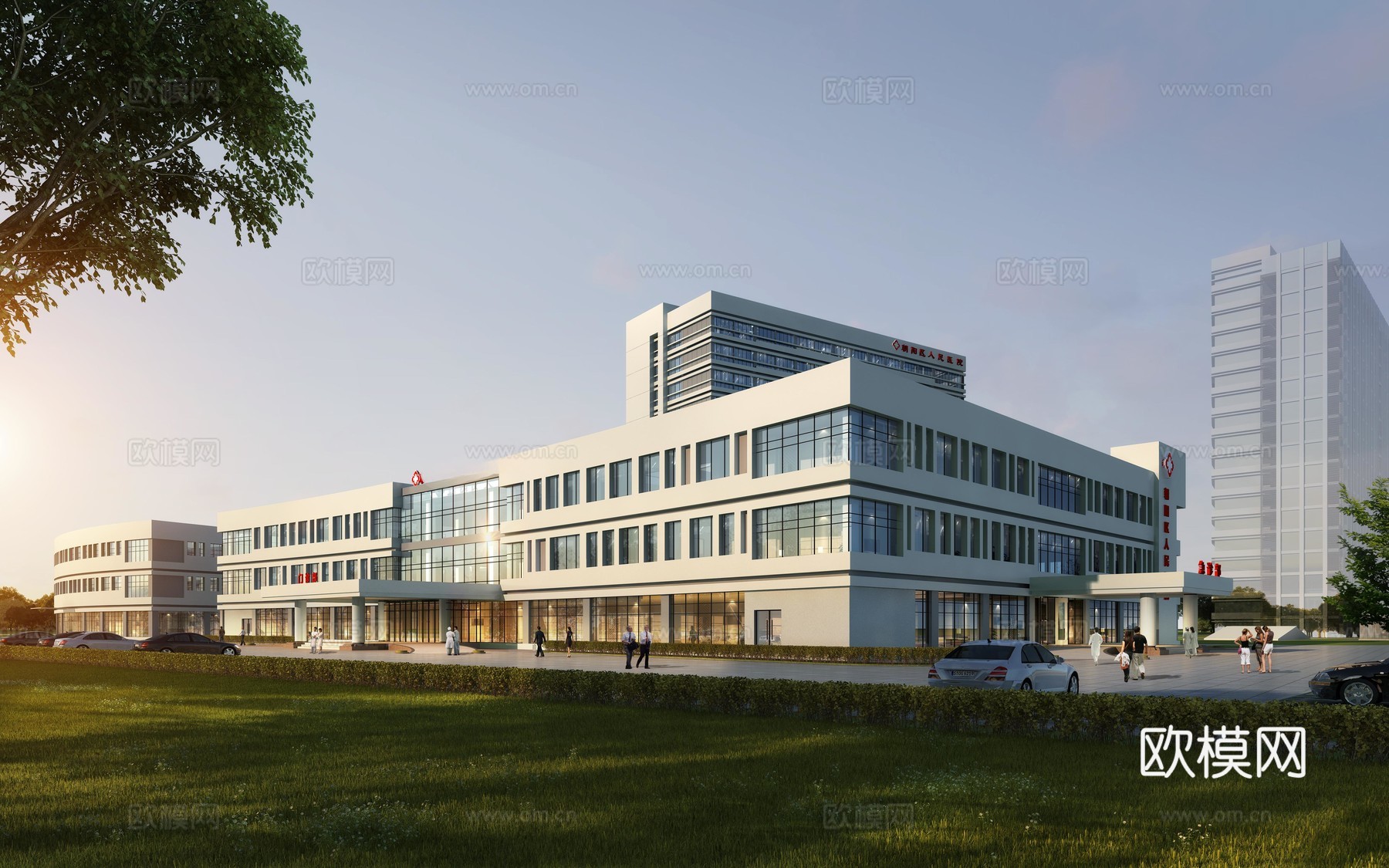 医院建筑 医疗建筑 门诊楼 综合楼 施工图 平面 立面 剖面cad施工图