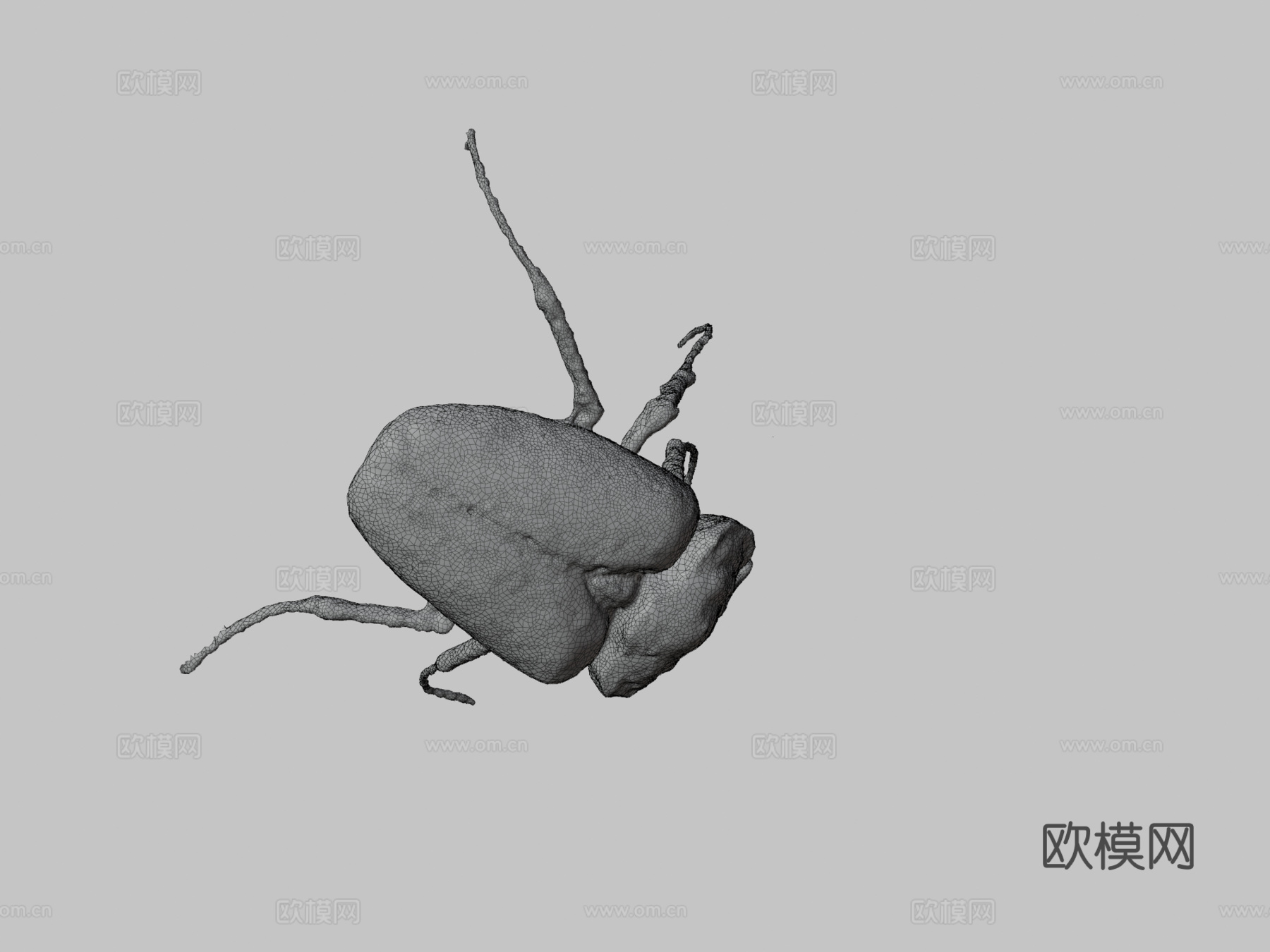 第185天-圣甲虫雕塑-每日一扫描3d模型