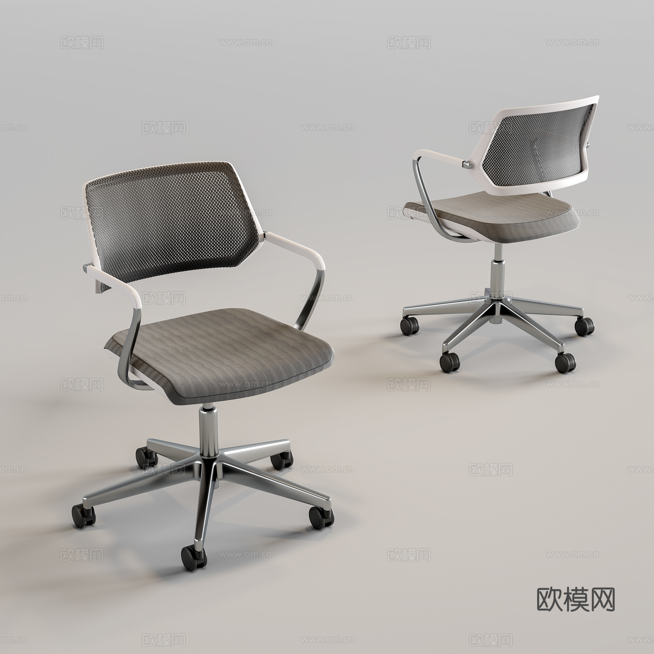 现代办公椅su模型
