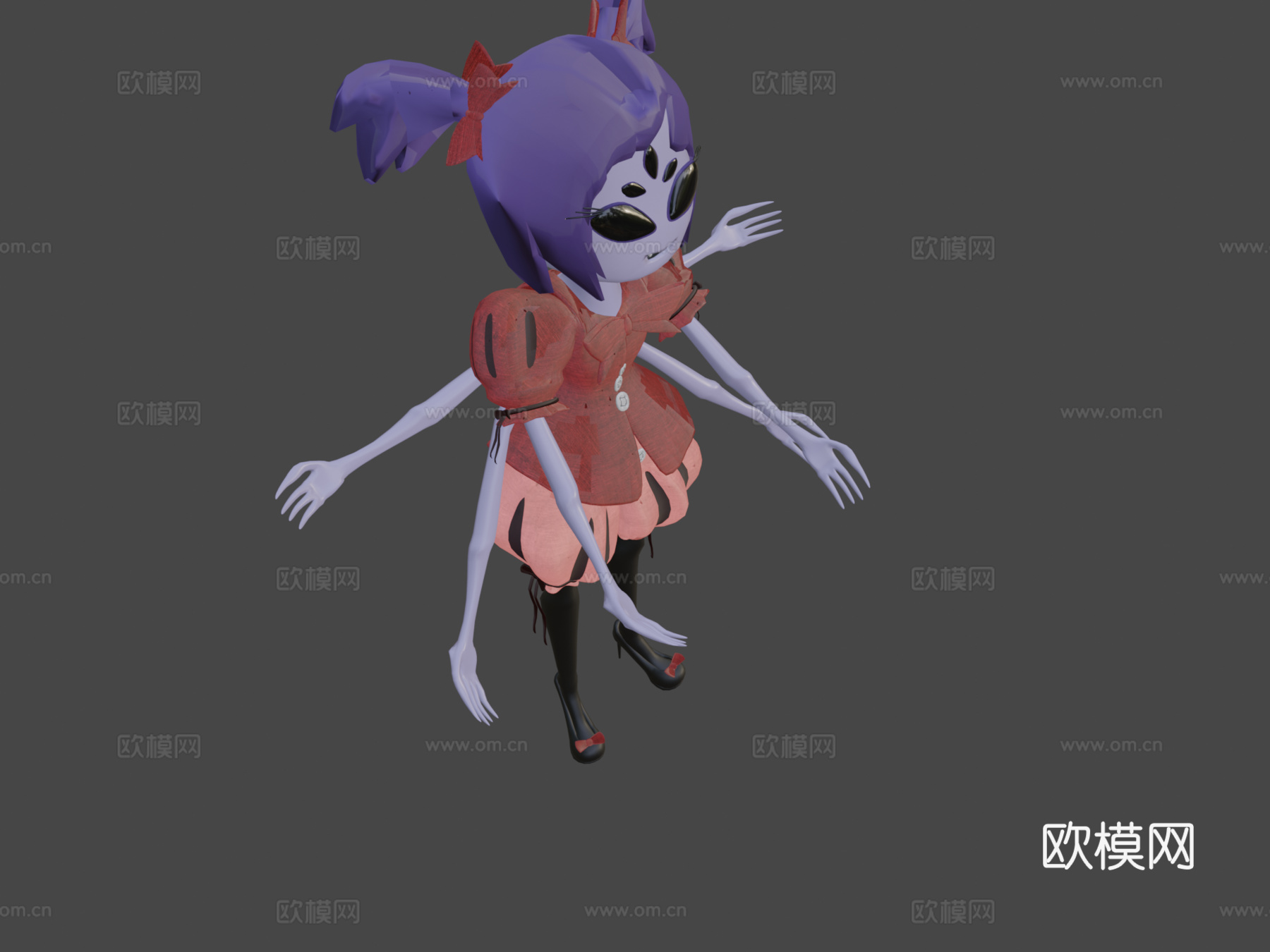 小玛菲特小姐（SFM）3d模型