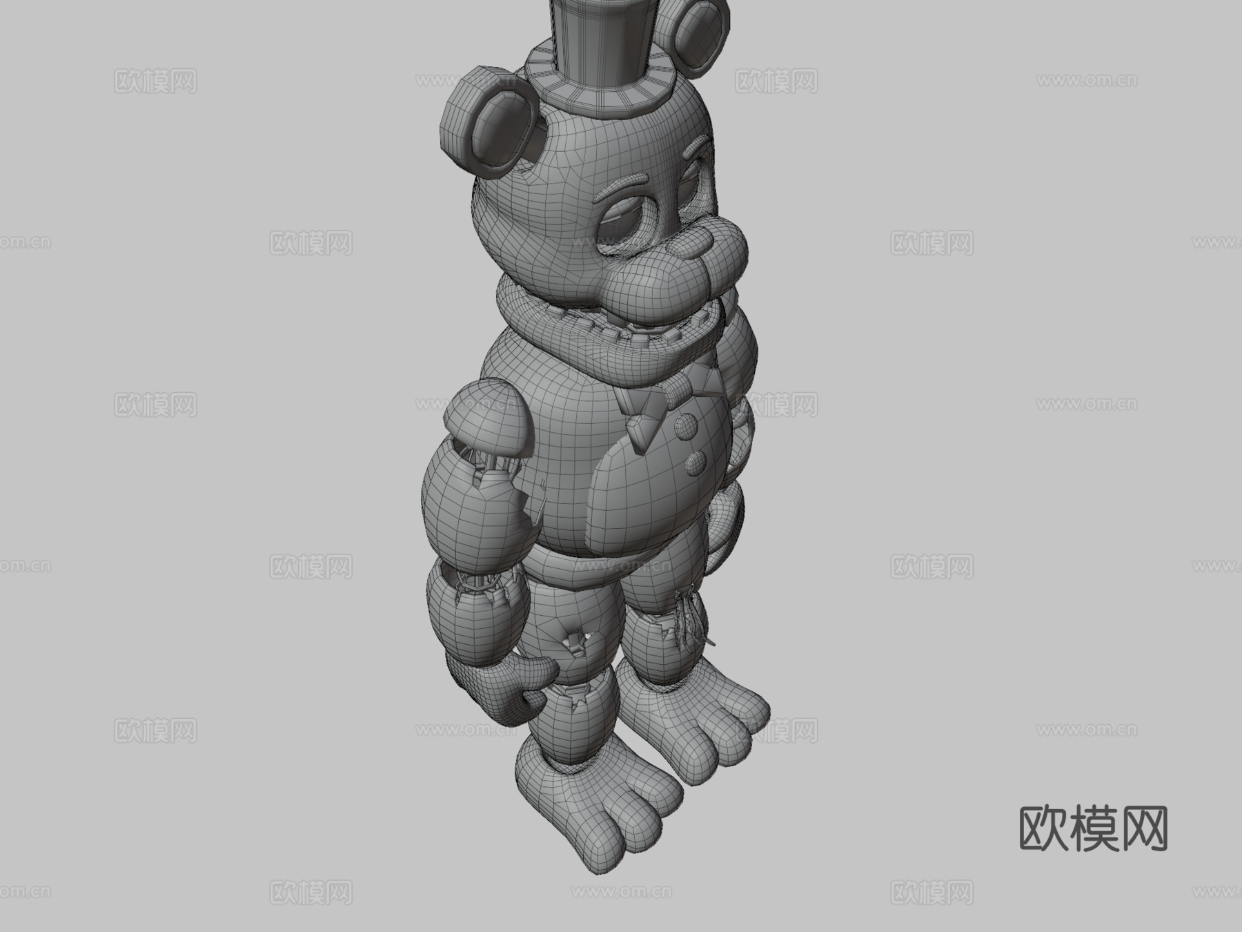 江南风格（枯萎的弗莱迪）3d模型
