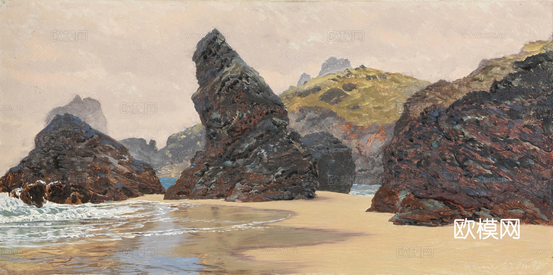 欧式风景油画