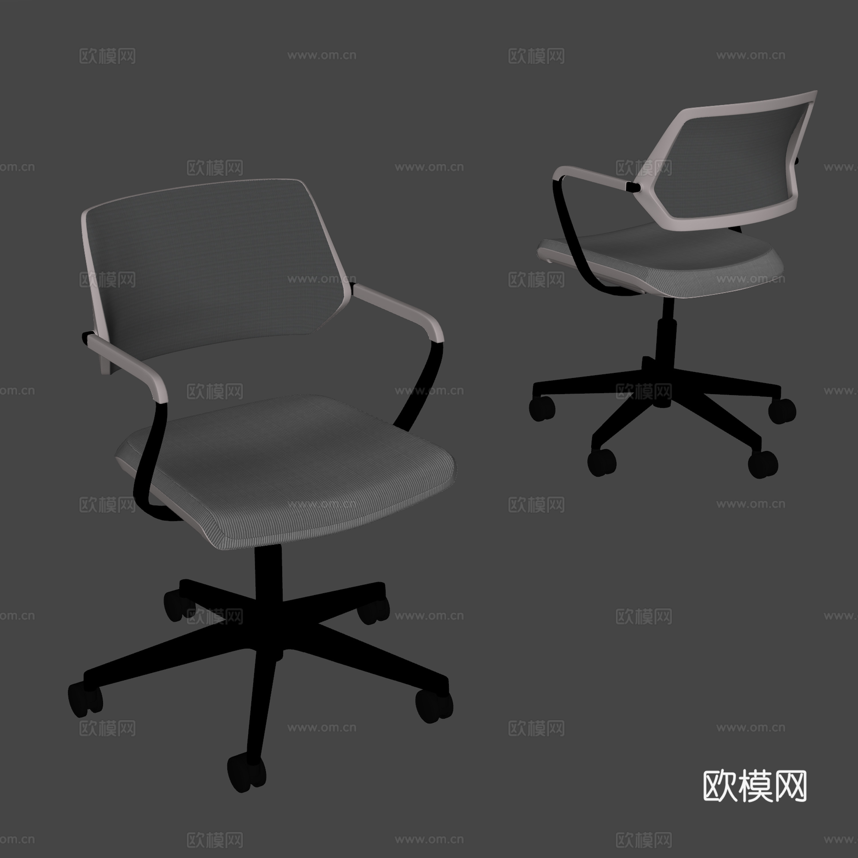 现代办公椅su模型
