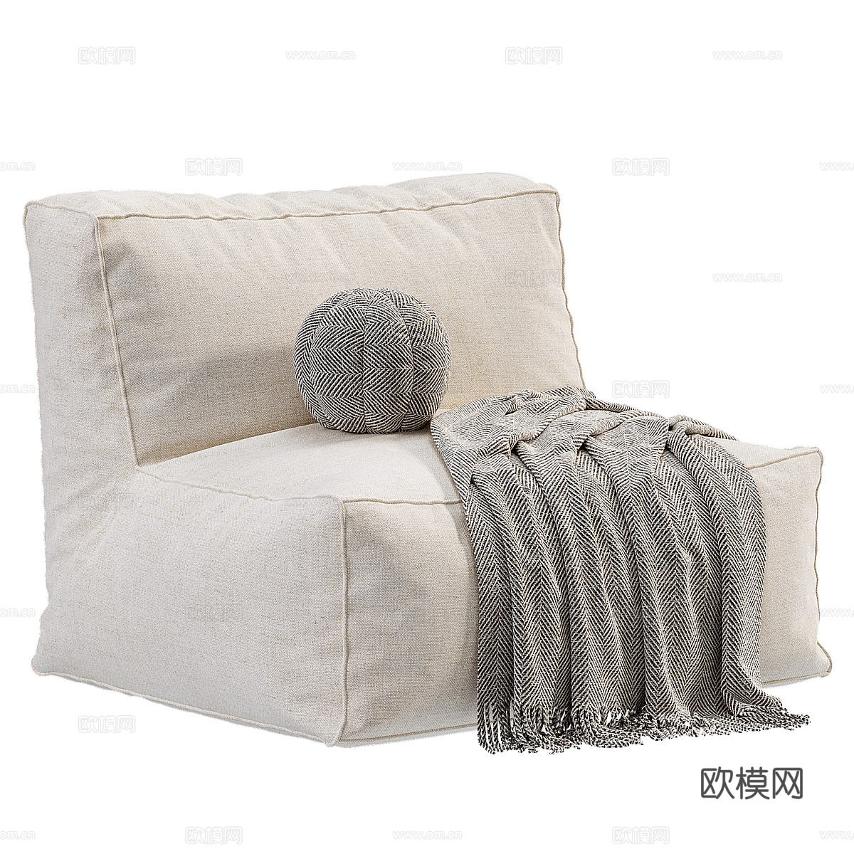 沙发茶几组合免费3d模型