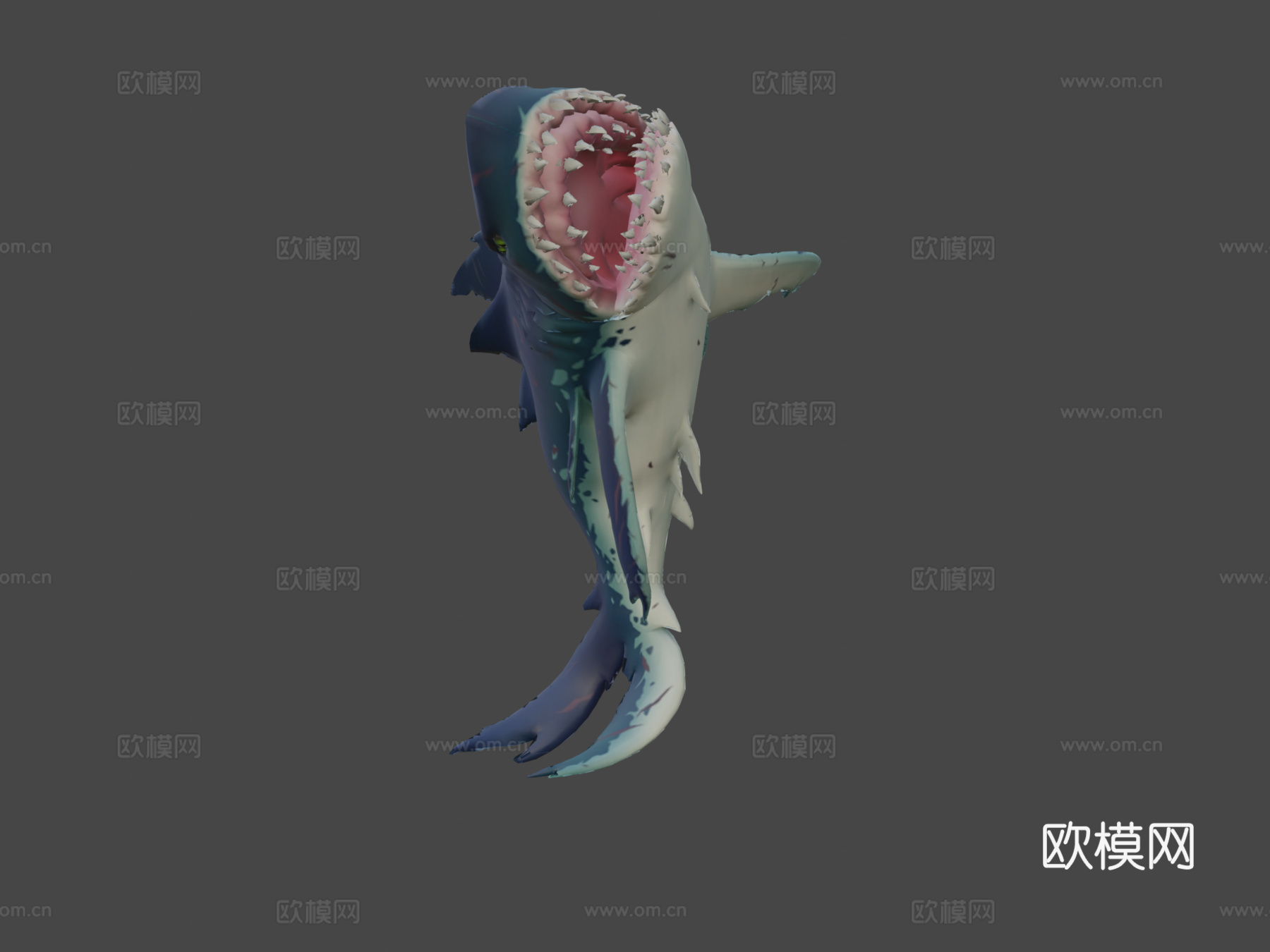 巨齿鲨（盗贼之海）3d模型