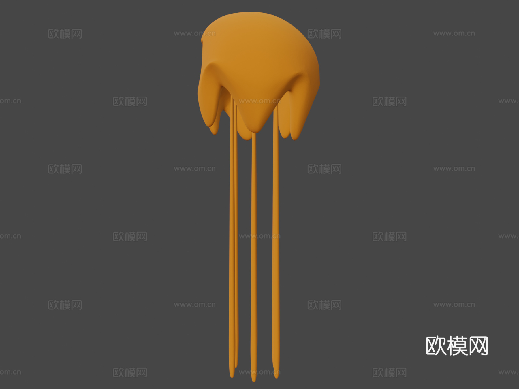 装配刺针弗林3d模型