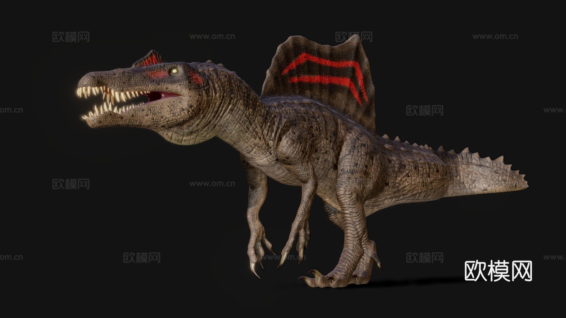 棘龙3d模型
