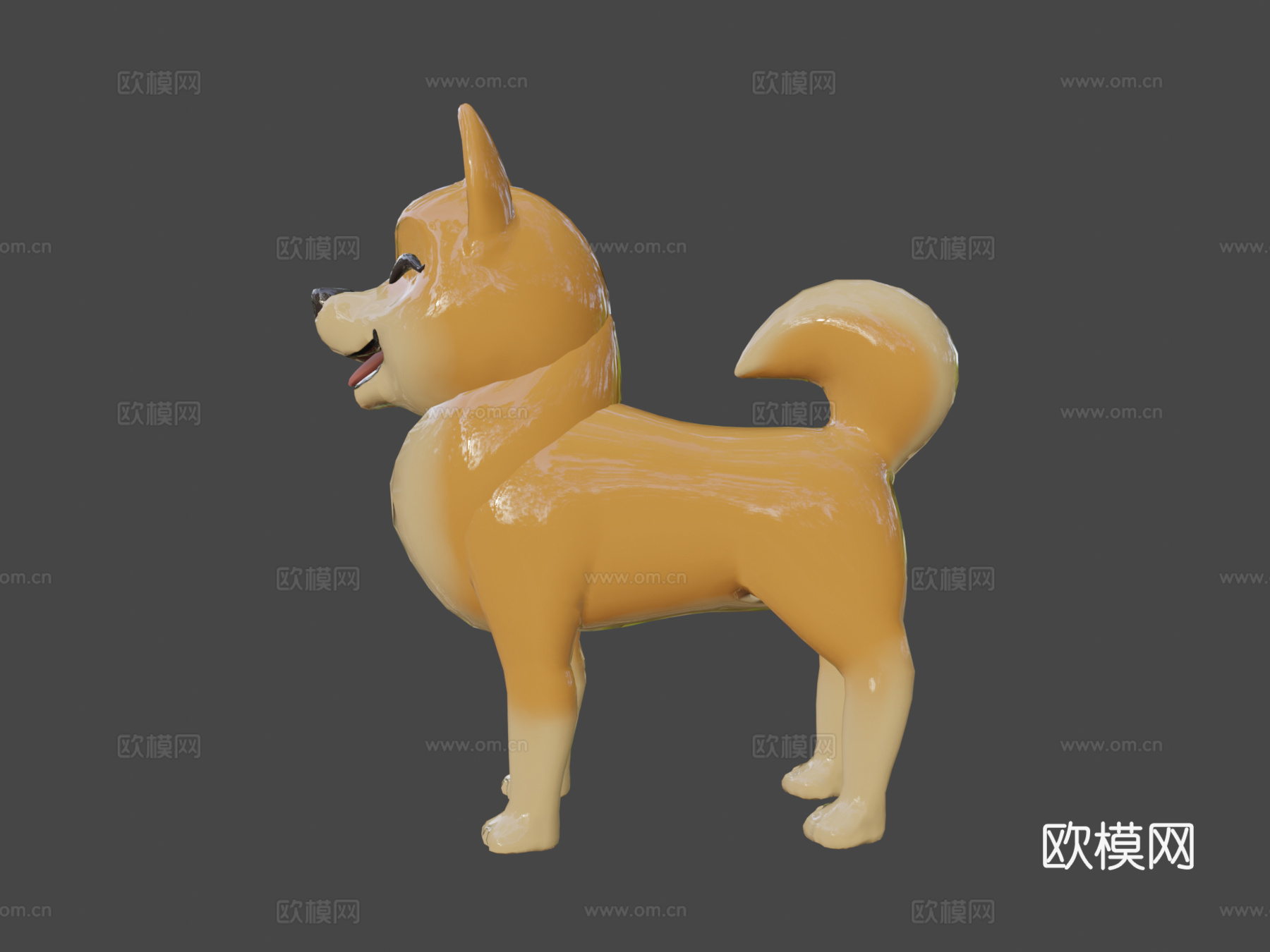 柴犬3d模型