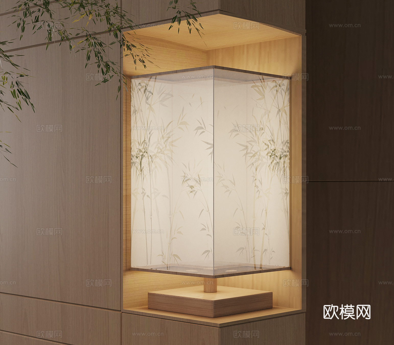 壁灯 新中式壁灯3d模型
