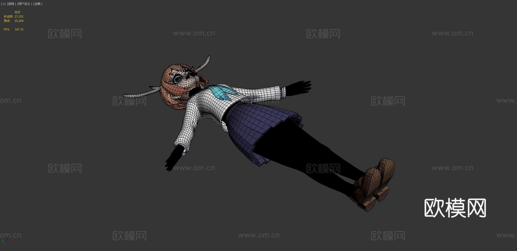 鹿之子子小团团-诺可坦3d模型