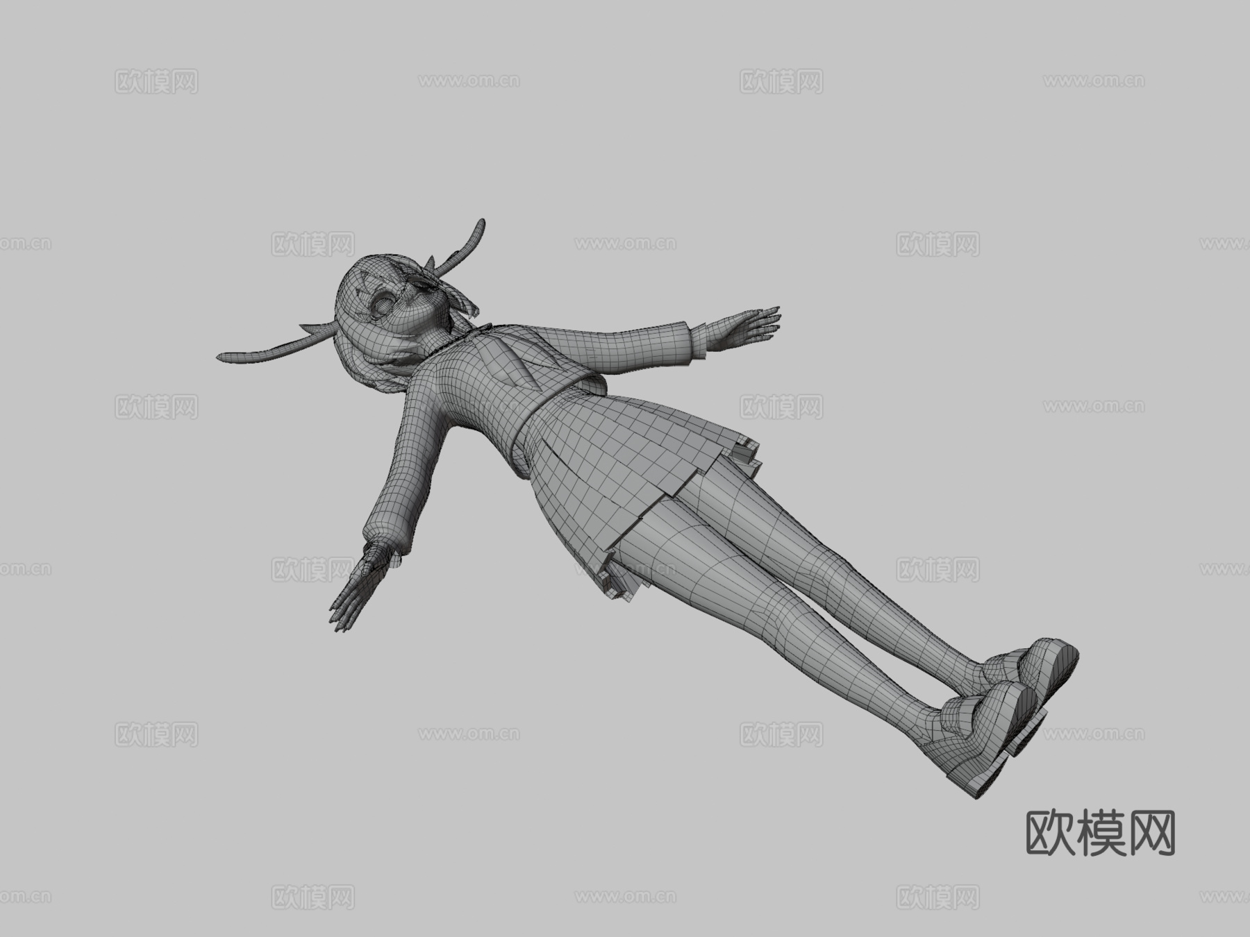 鹿之子子小团团-诺可坦3d模型