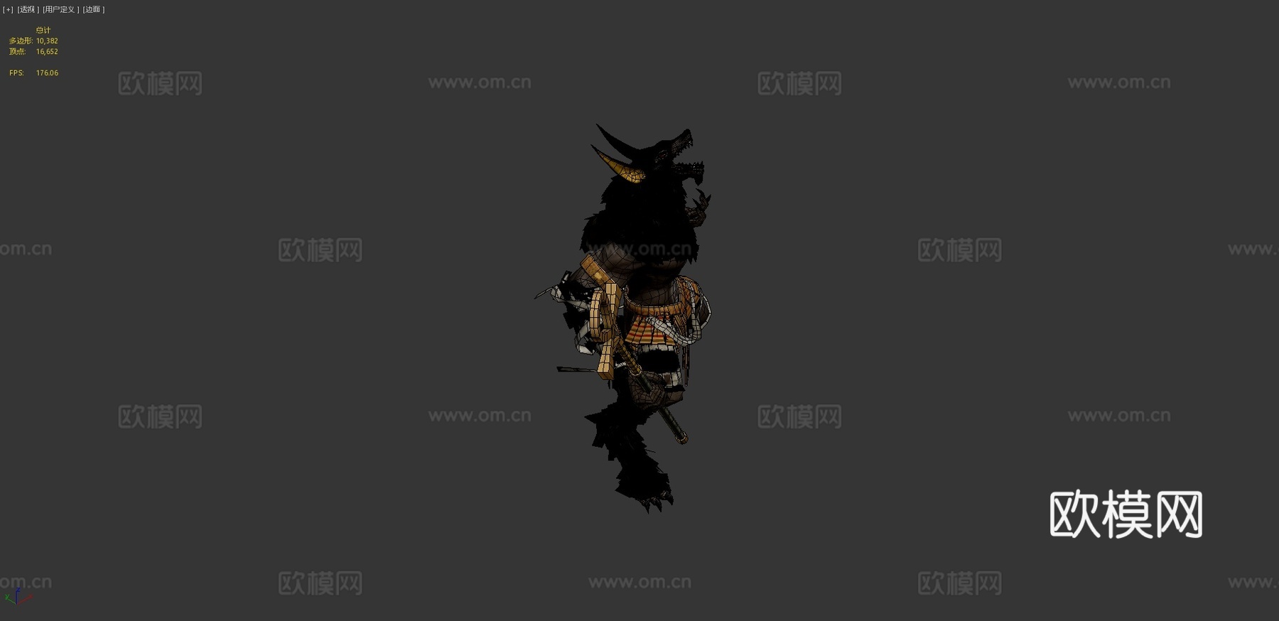 罗马诸神-阿努比斯3d模型