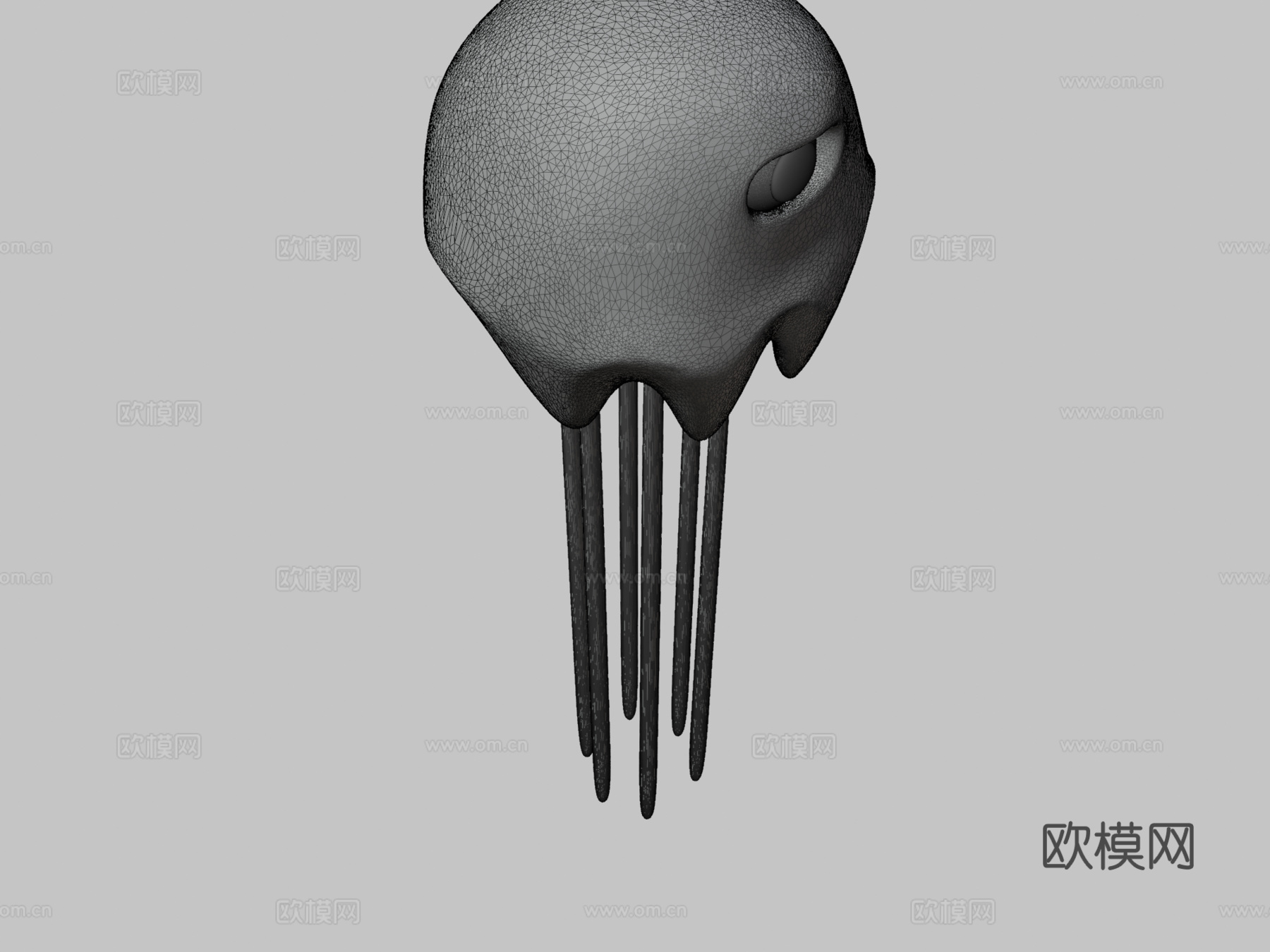 装配刺针弗林3d模型