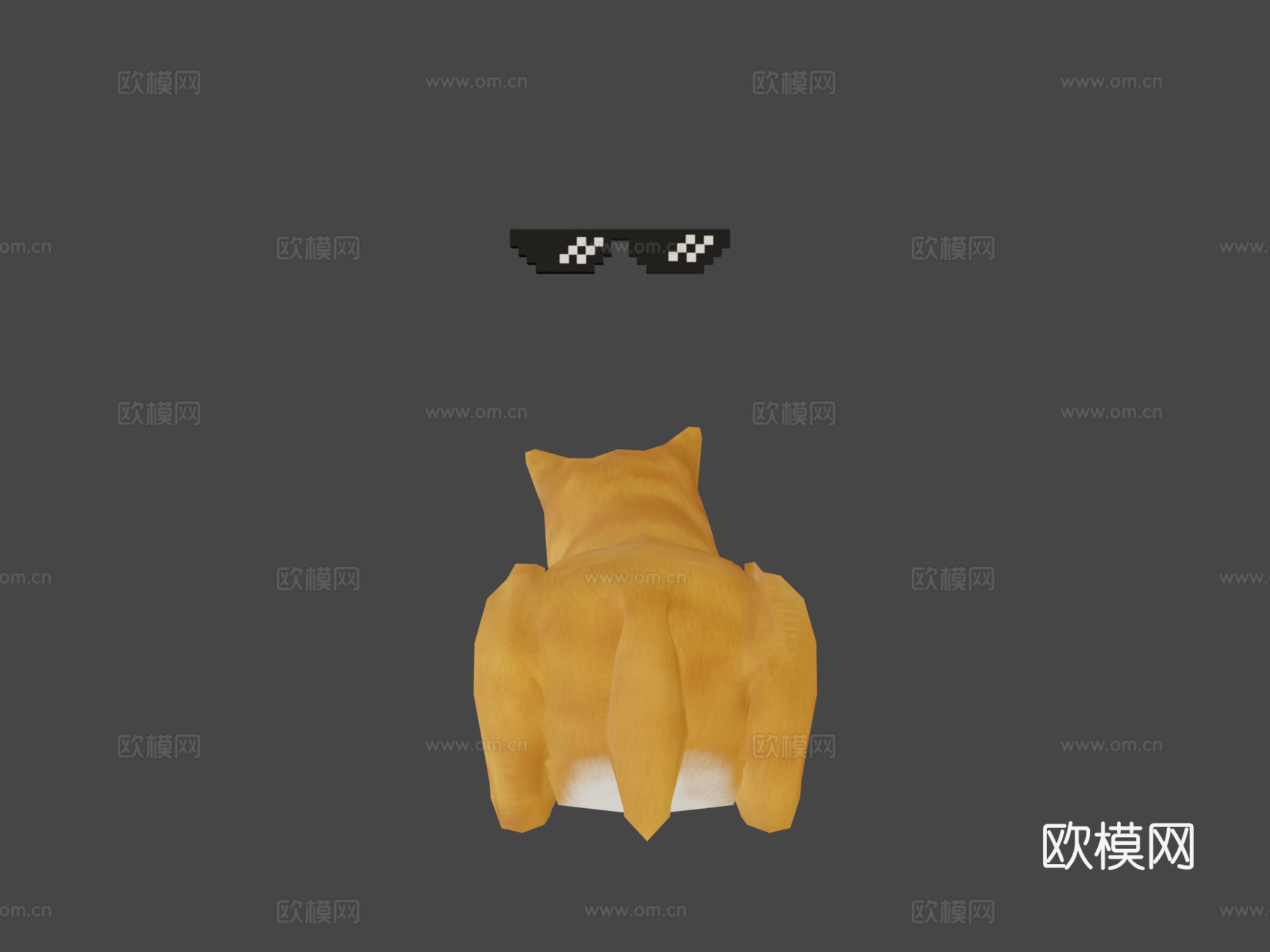 搞定它狗狗3d模型